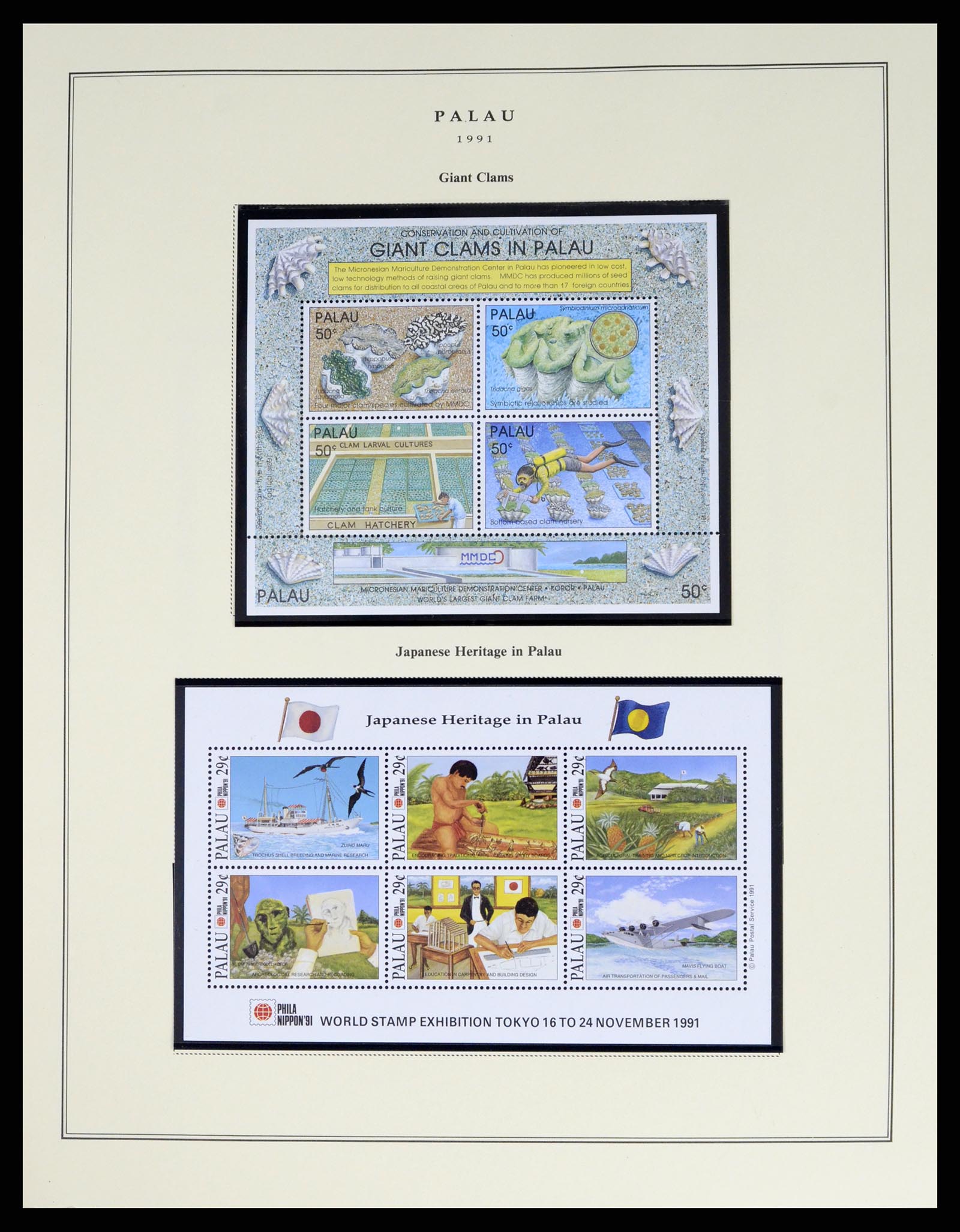 37811 046 - Postzegelverzameling 37811 Palau 1983-2005.