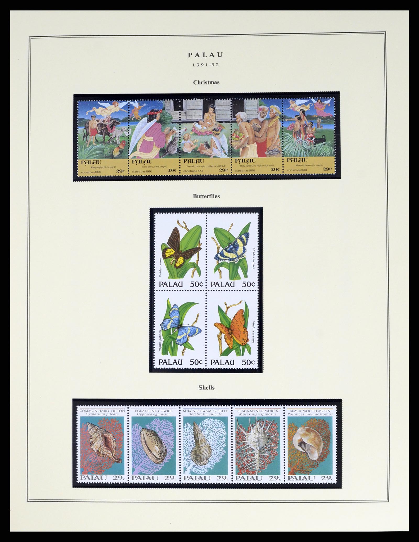 37811 048 - Postzegelverzameling 37811 Palau 1983-2005.