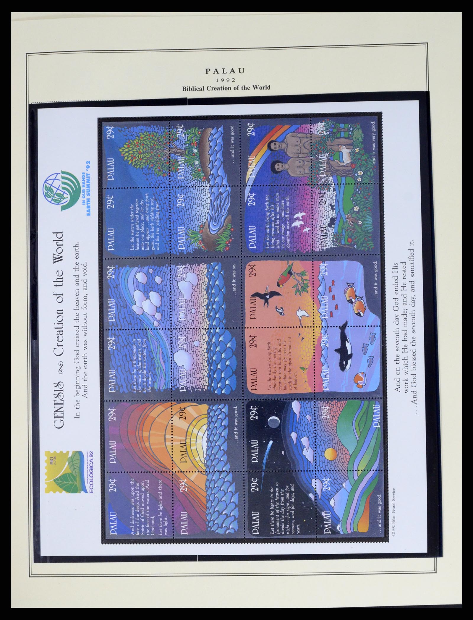 37811 051 - Postzegelverzameling 37811 Palau 1983-2005.