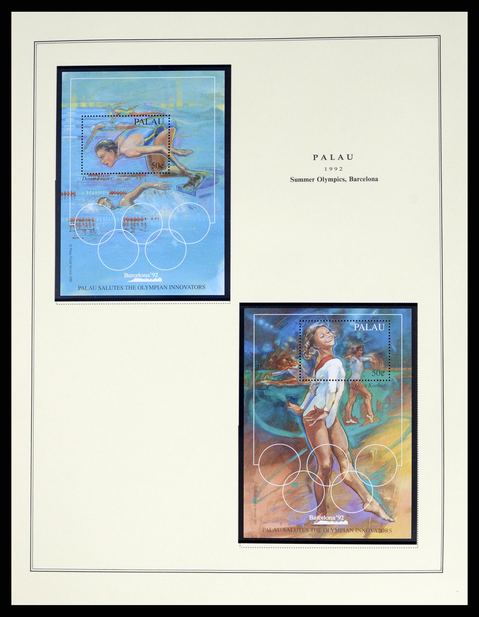 37811 052 - Postzegelverzameling 37811 Palau 1983-2005.