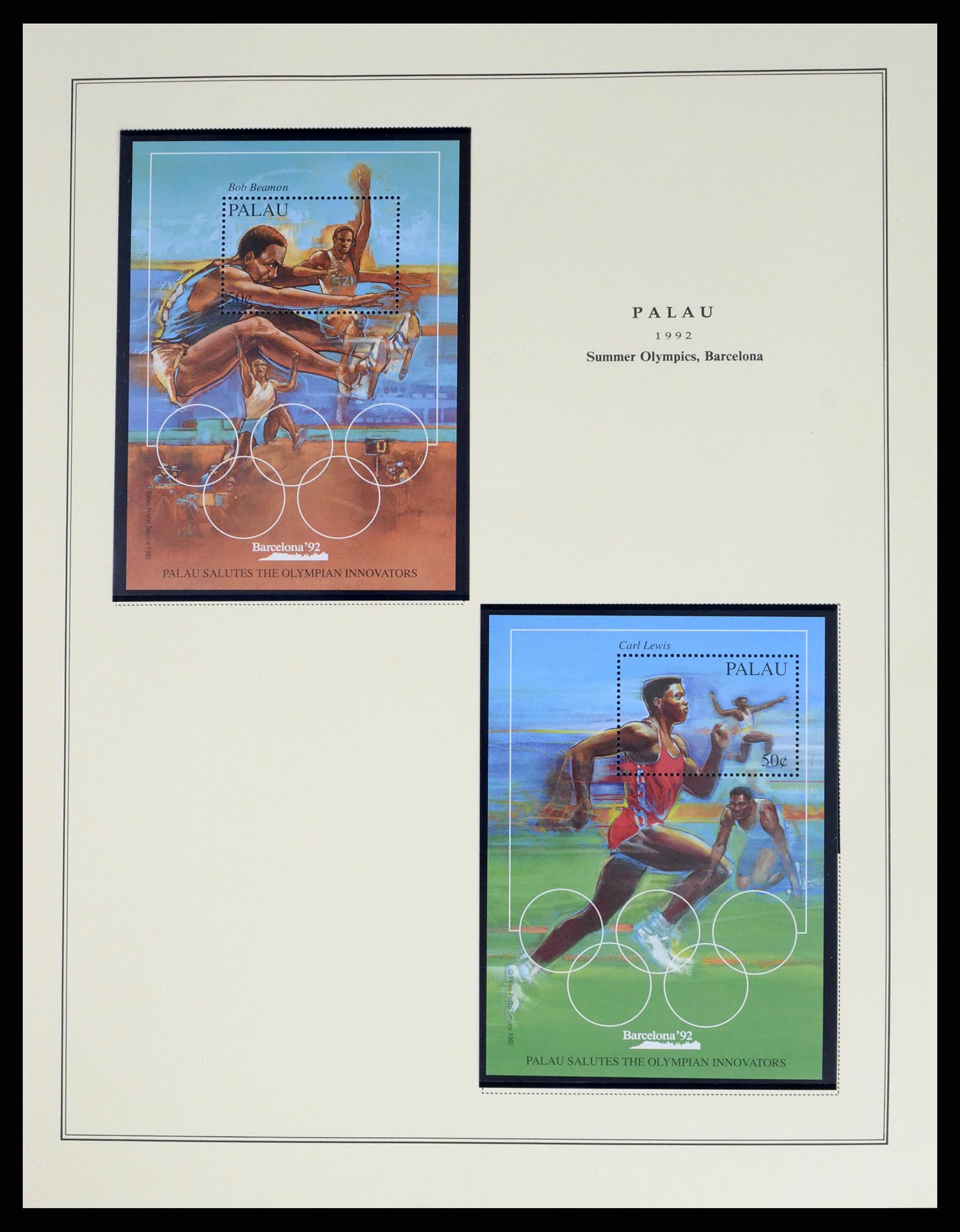 37811 053 - Postzegelverzameling 37811 Palau 1983-2005.