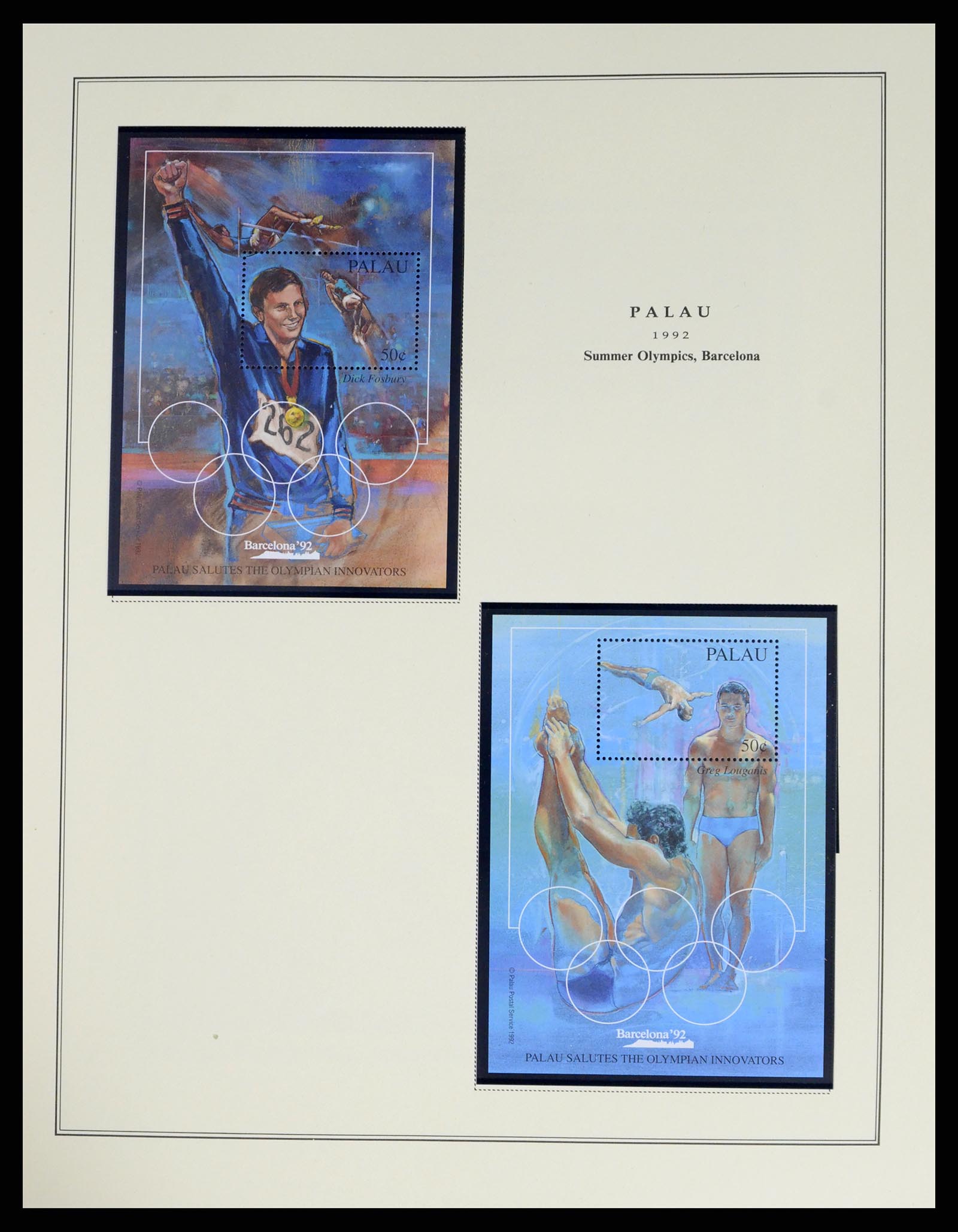 37811 054 - Postzegelverzameling 37811 Palau 1983-2005.