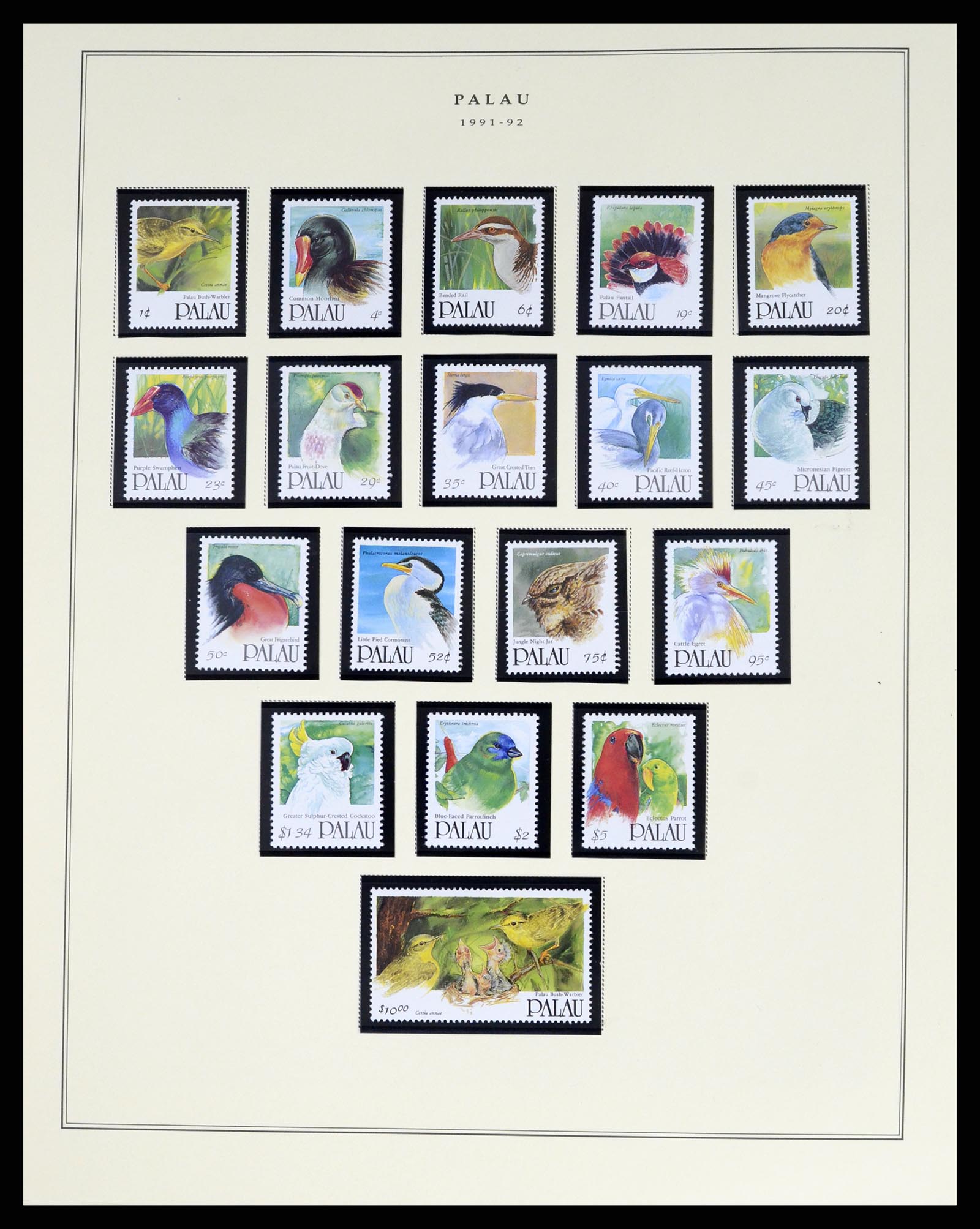 37811 060 - Postzegelverzameling 37811 Palau 1983-2005.