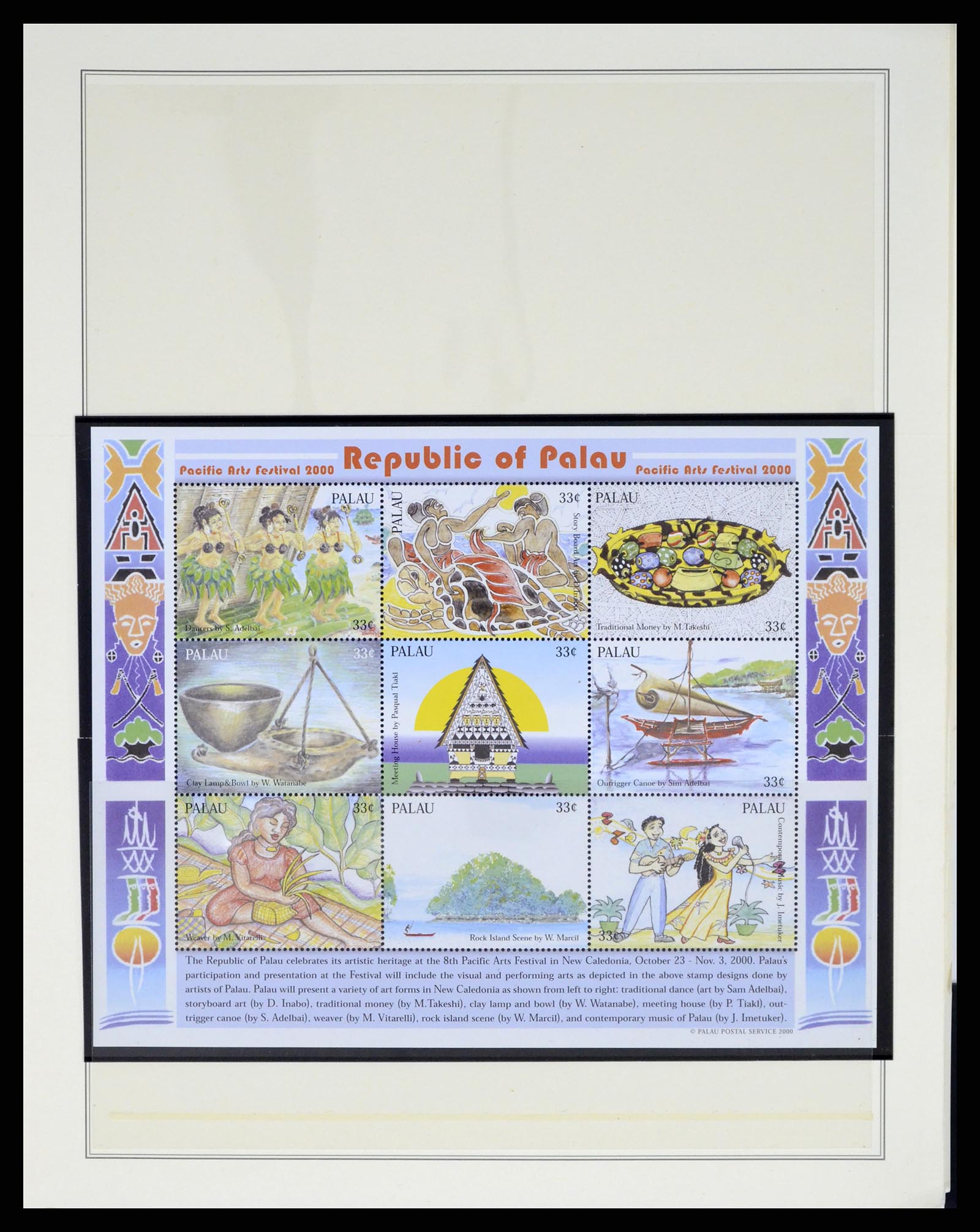 37811 330 - Postzegelverzameling 37811 Palau 1983-2005.