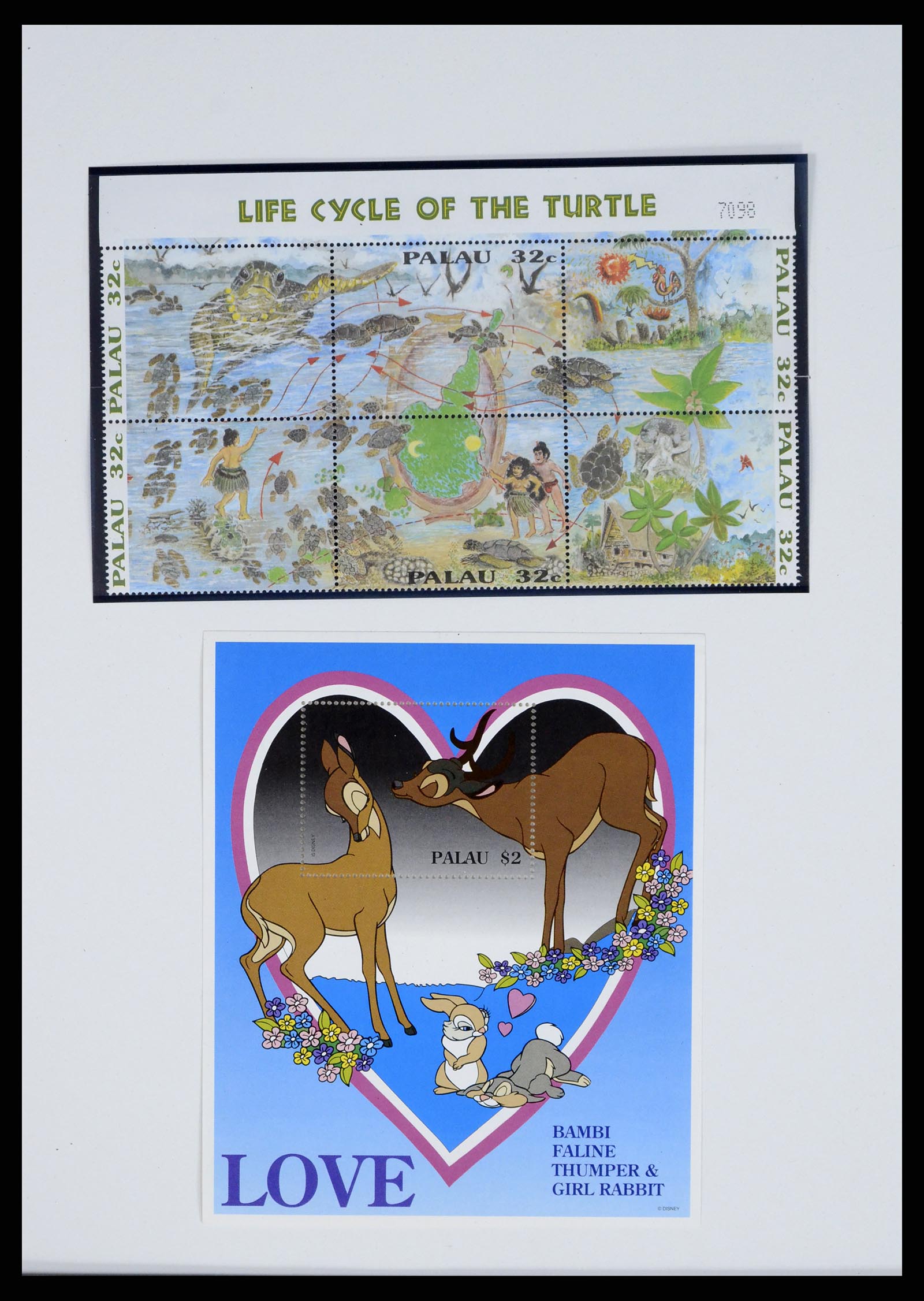 37811 348 - Postzegelverzameling 37811 Palau 1983-2005.