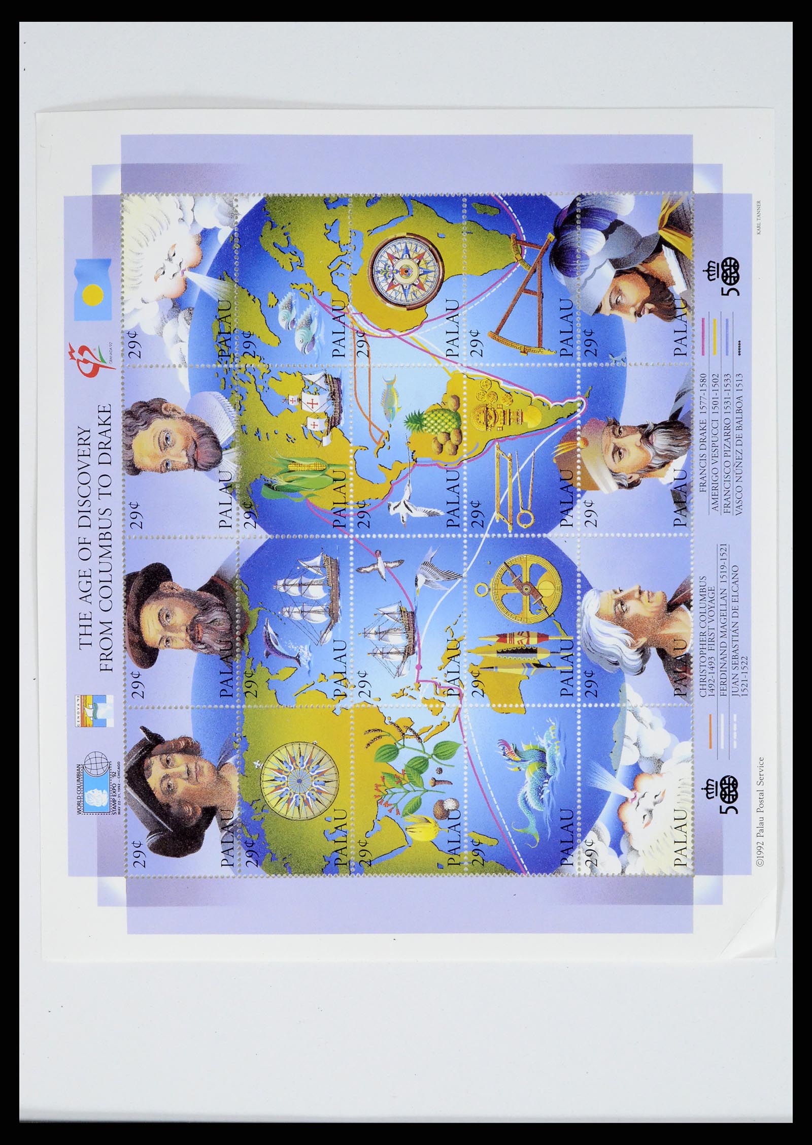 37811 349 - Postzegelverzameling 37811 Palau 1983-2005.