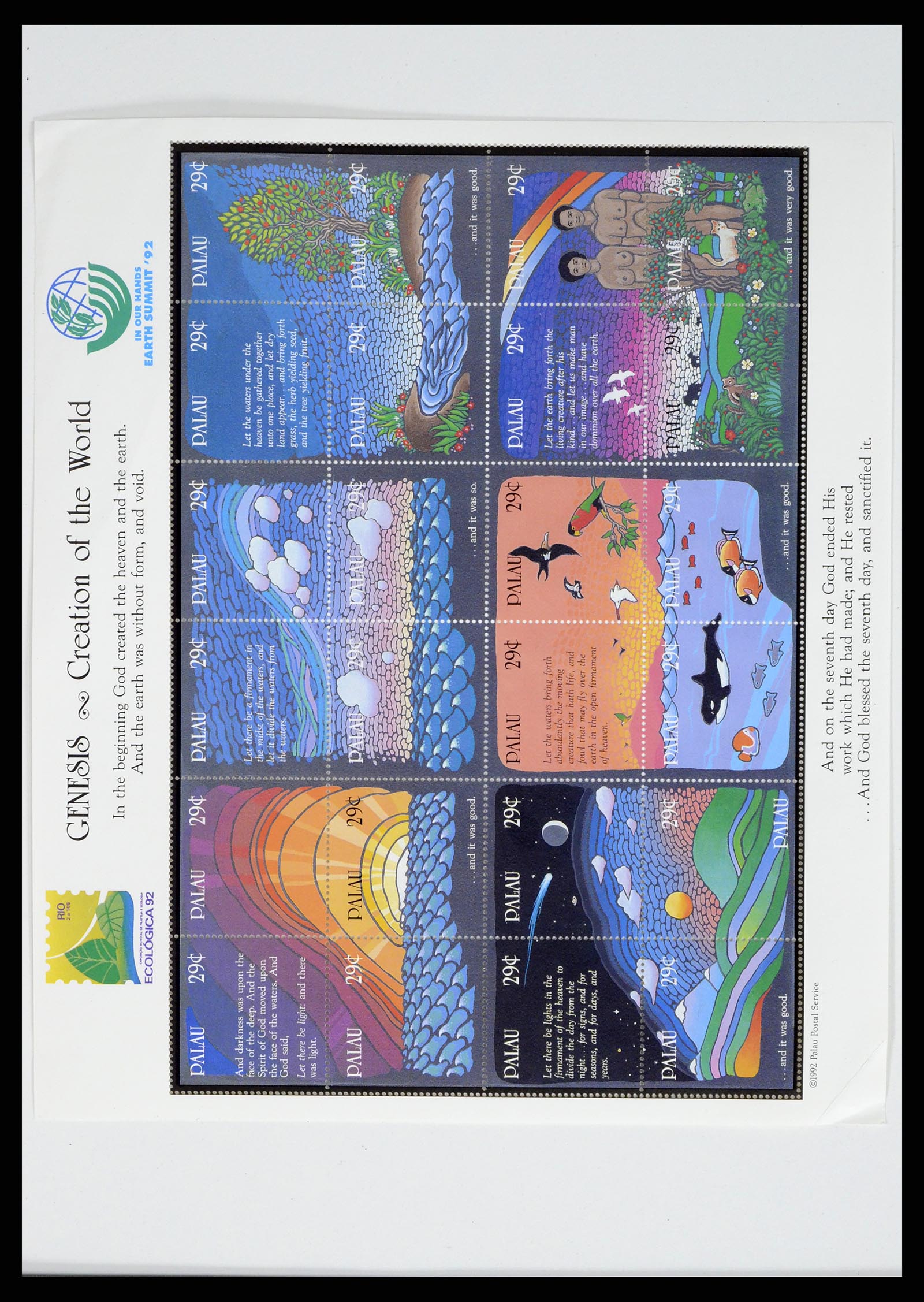 37811 350 - Postzegelverzameling 37811 Palau 1983-2005.