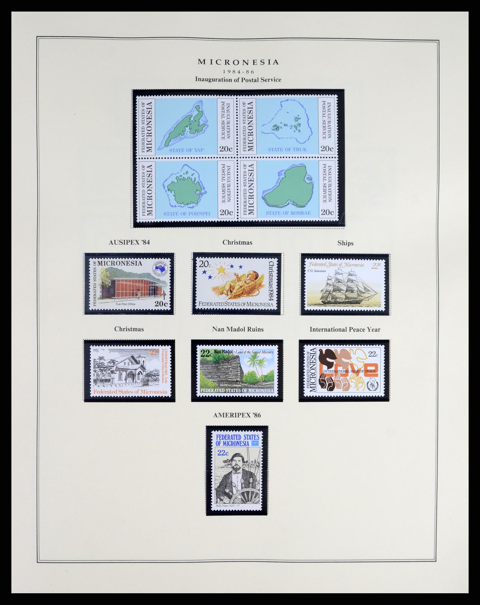 37812 001 - Stamp Collection 37812 Micronesia 1980-2005.