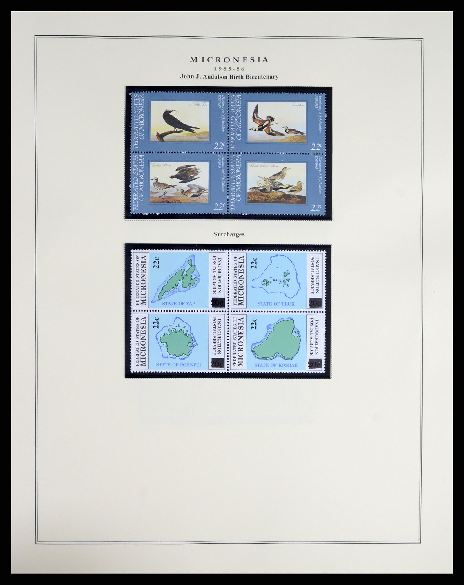 37812 003 - Postzegelverzameling 37812 Micronesië 1980-2005.