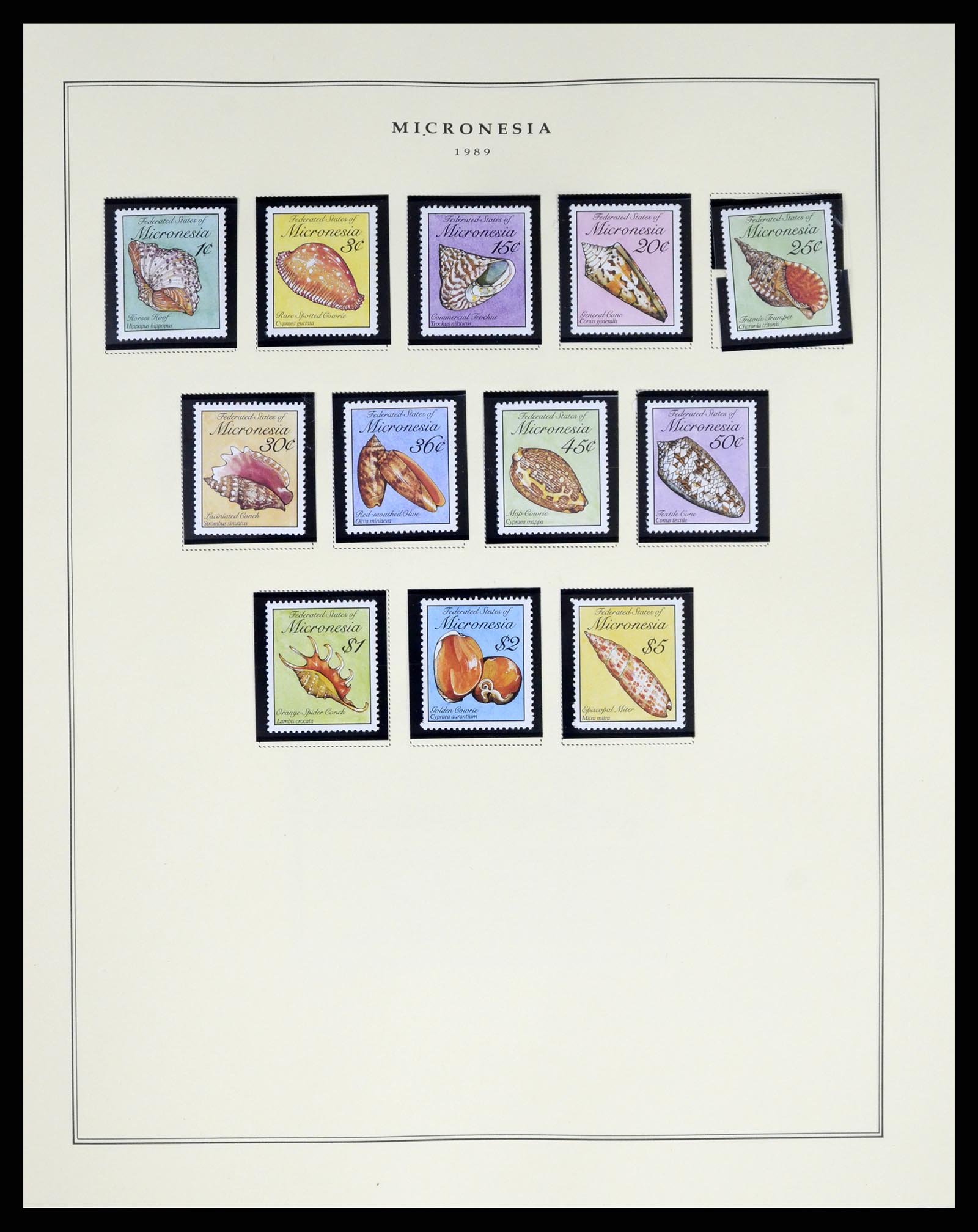 37812 013 - Postzegelverzameling 37812 Micronesië 1980-2005.