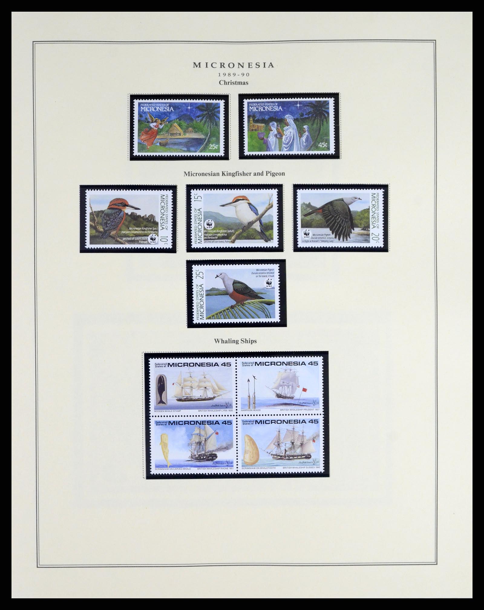 37812 014 - Stamp Collection 37812 Micronesia 1980-2005.
