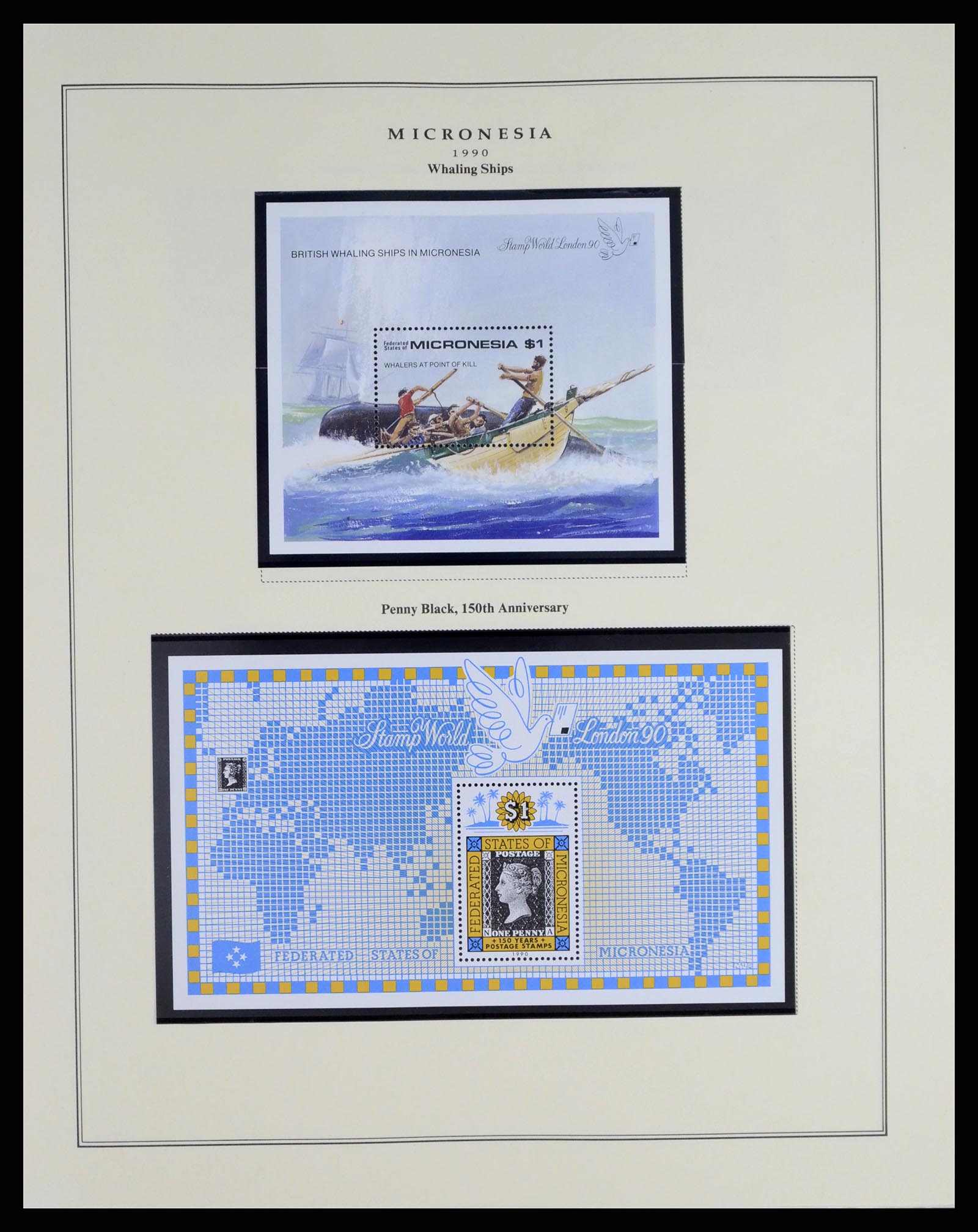 37812 015 - Postzegelverzameling 37812 Micronesië 1980-2005.