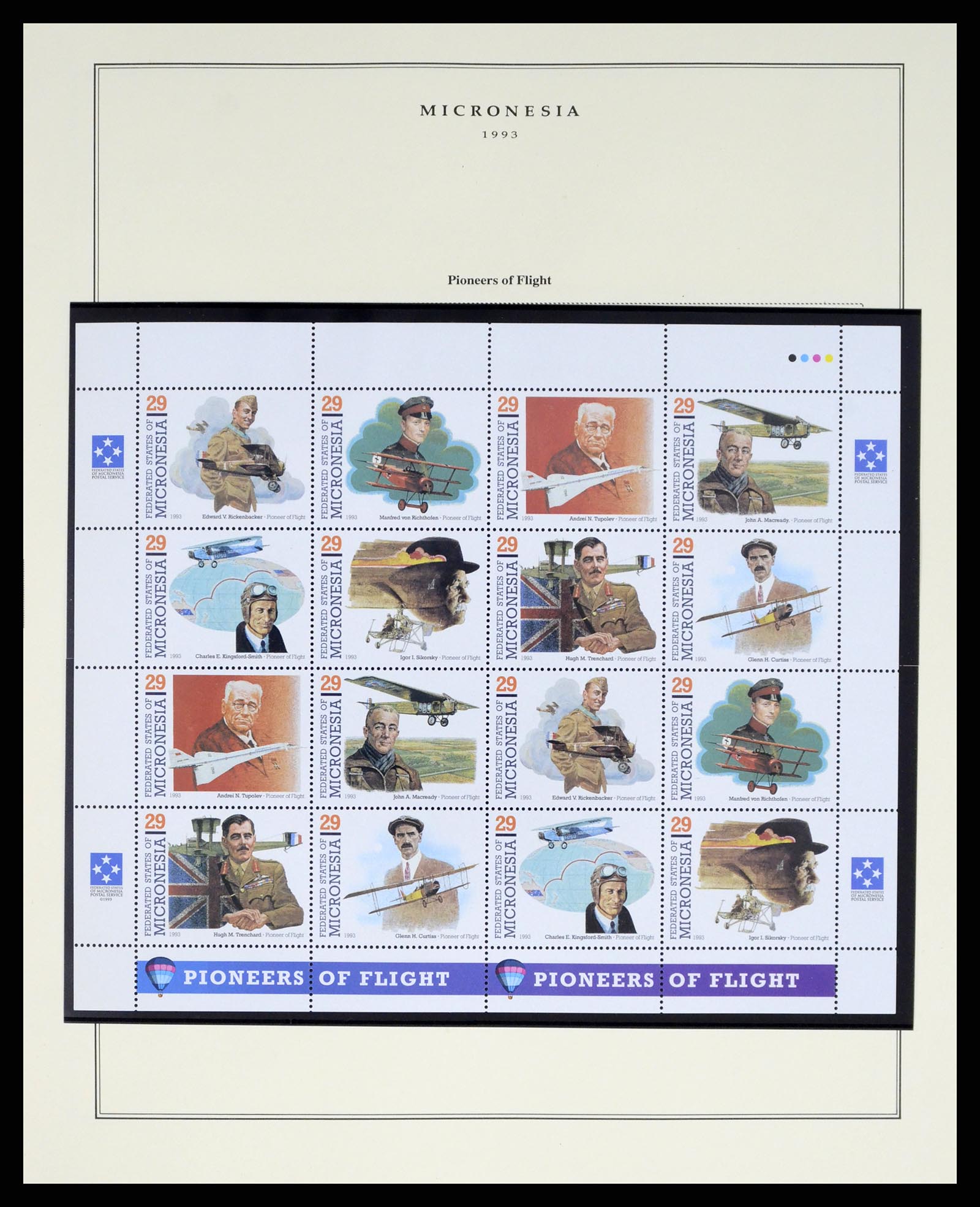 37812 030 - Postzegelverzameling 37812 Micronesië 1980-2005.