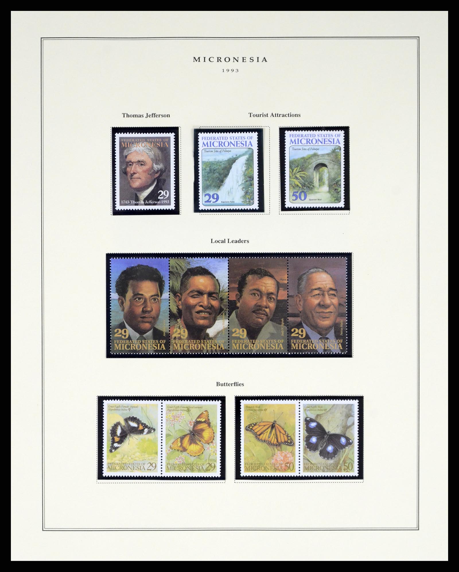 37812 035 - Postzegelverzameling 37812 Micronesië 1980-2005.