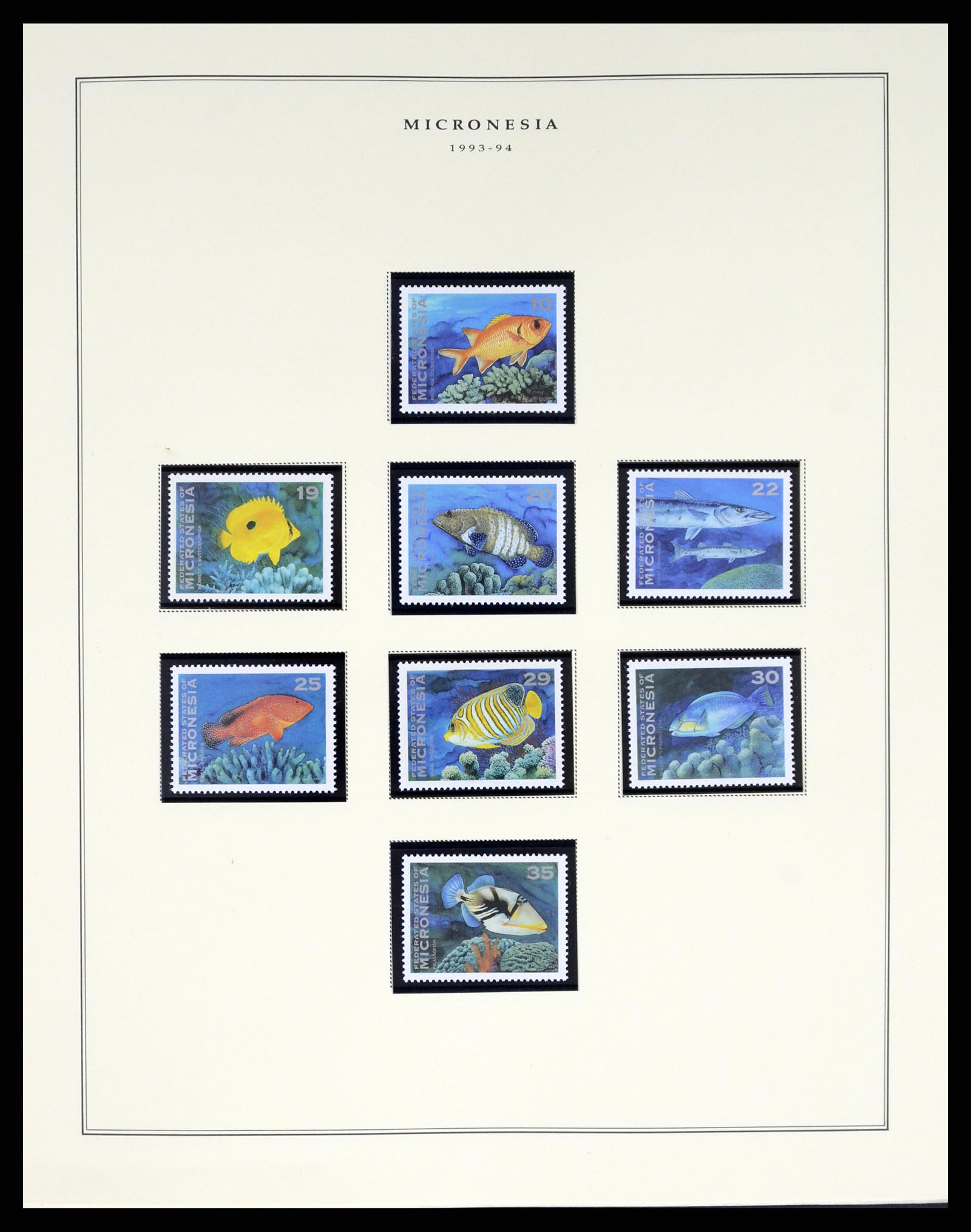 37812 038 - Postzegelverzameling 37812 Micronesië 1980-2005.