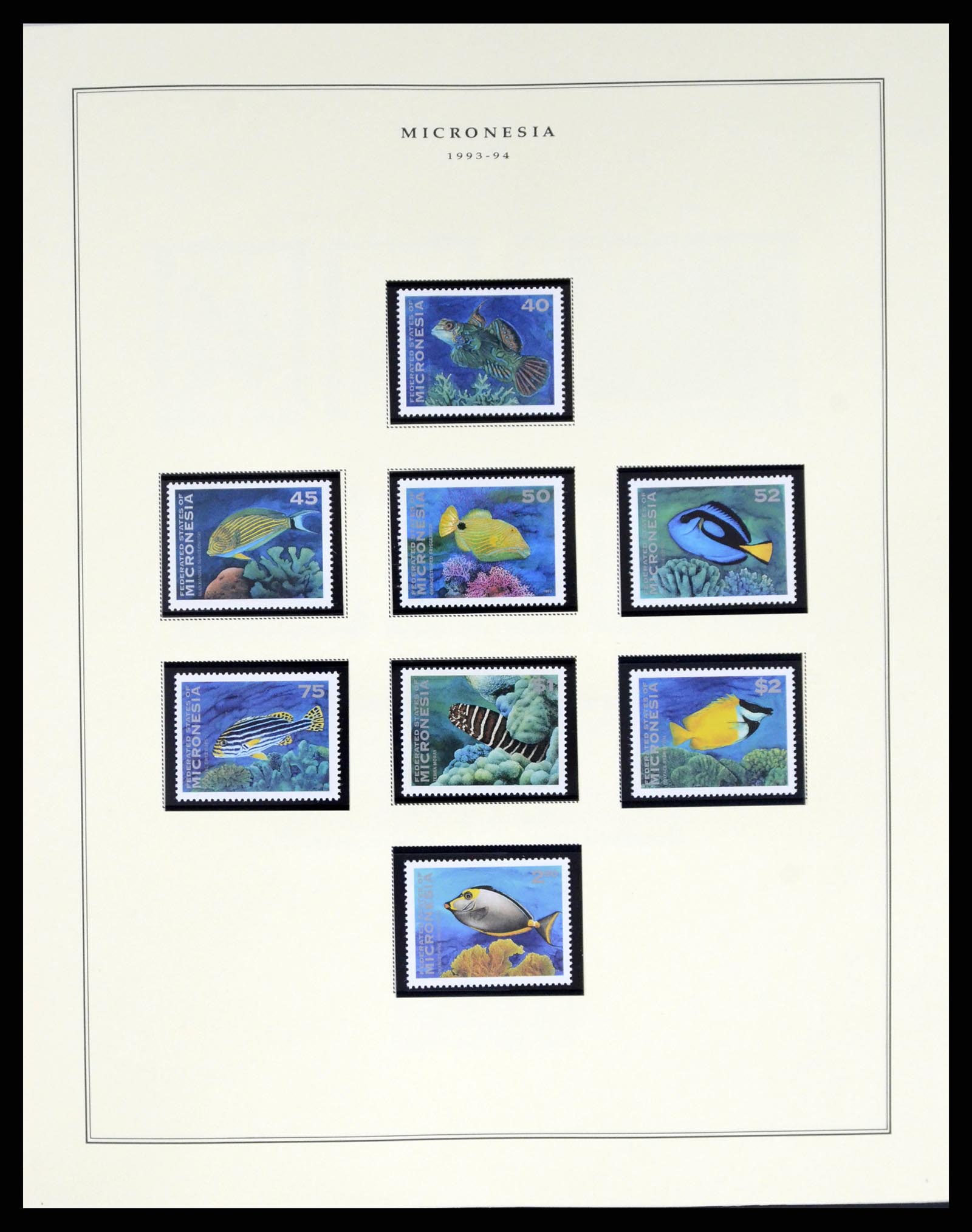 37812 039 - Postzegelverzameling 37812 Micronesië 1980-2005.