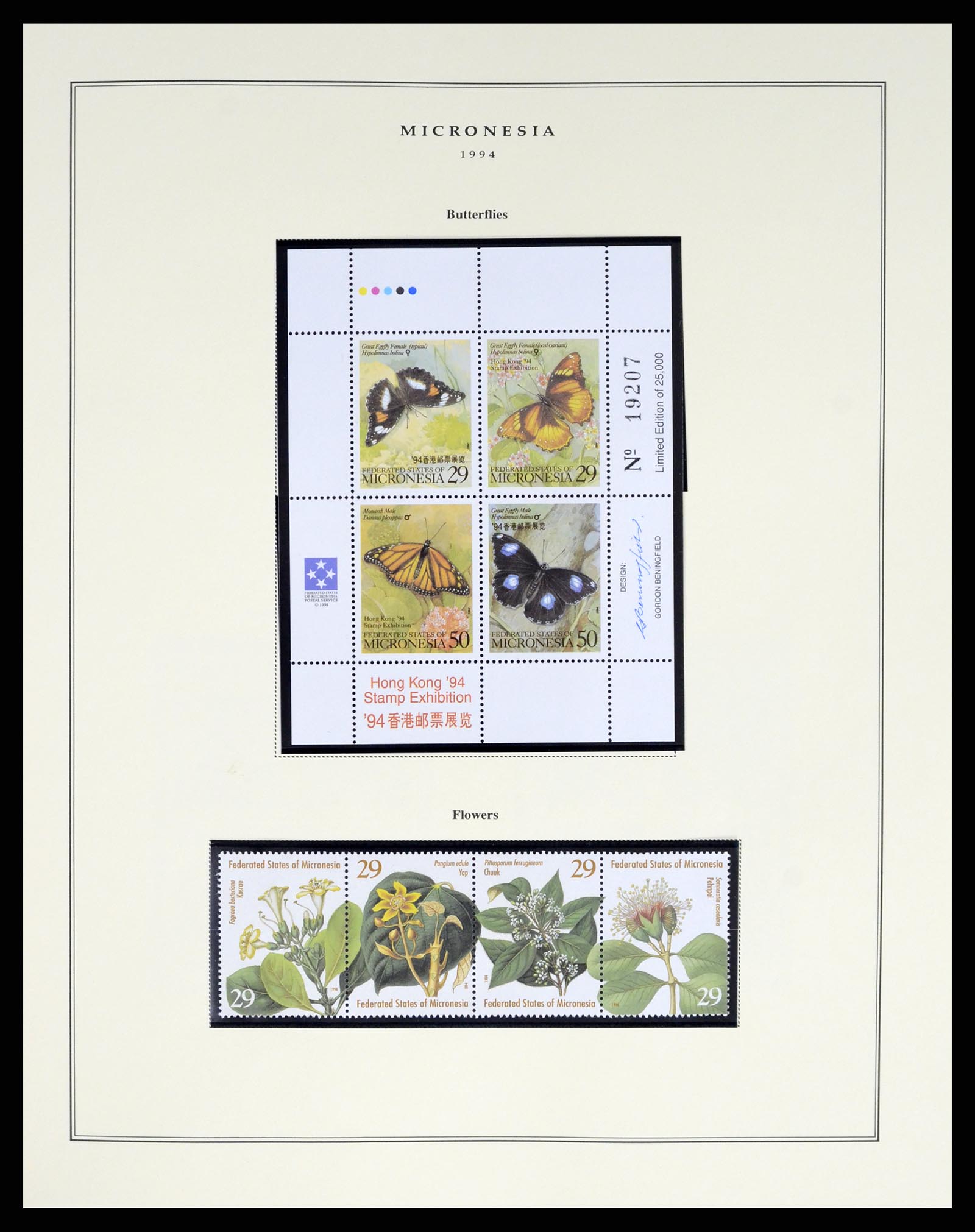 37812 041 - Postzegelverzameling 37812 Micronesië 1980-2005.