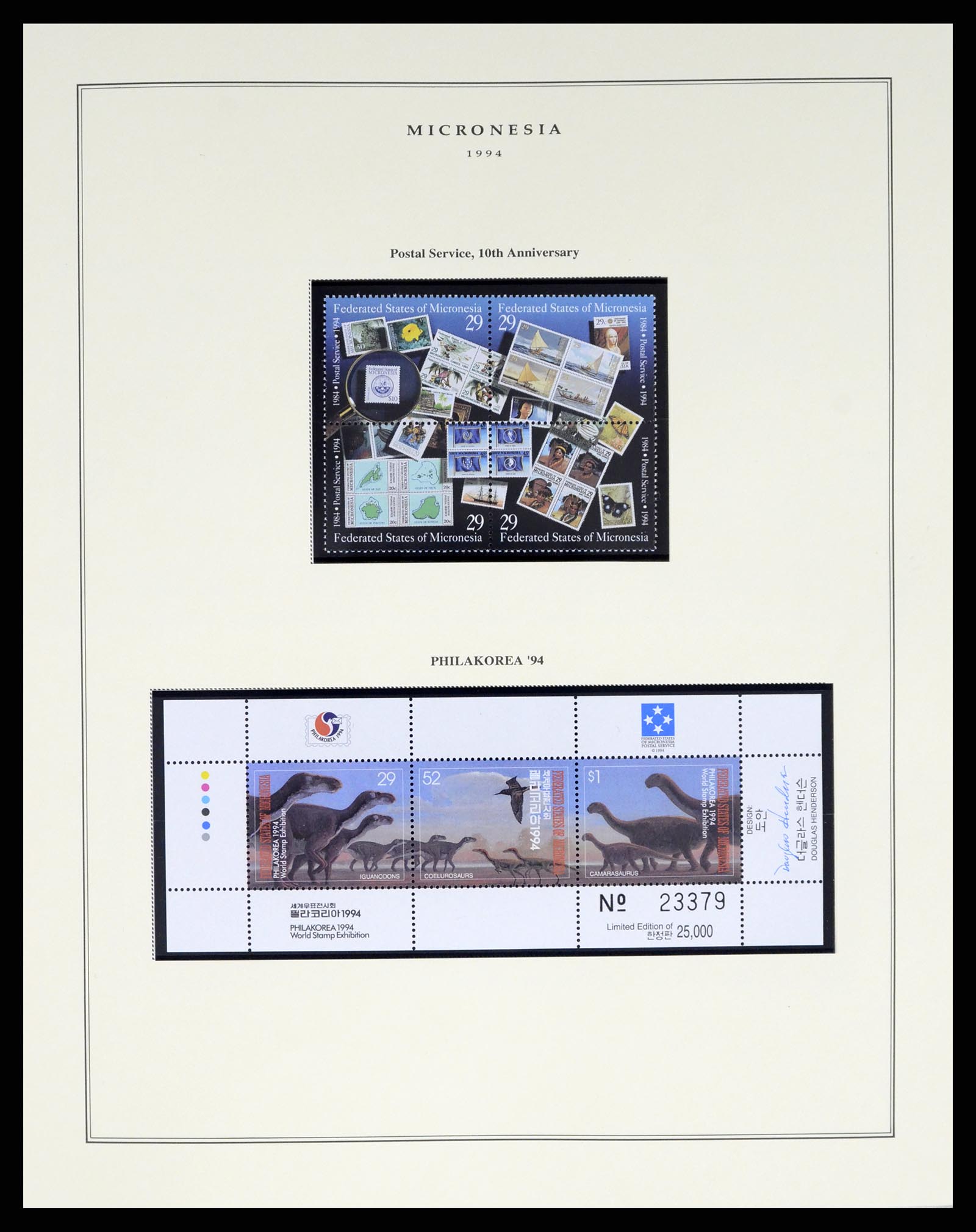 37812 043 - Postzegelverzameling 37812 Micronesië 1980-2005.