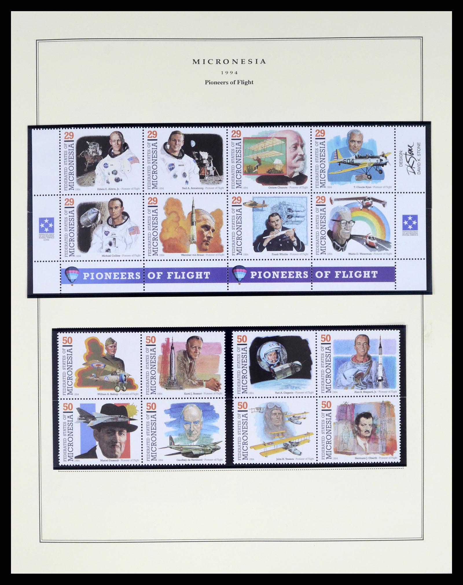 37812 044 - Postzegelverzameling 37812 Micronesië 1980-2005.