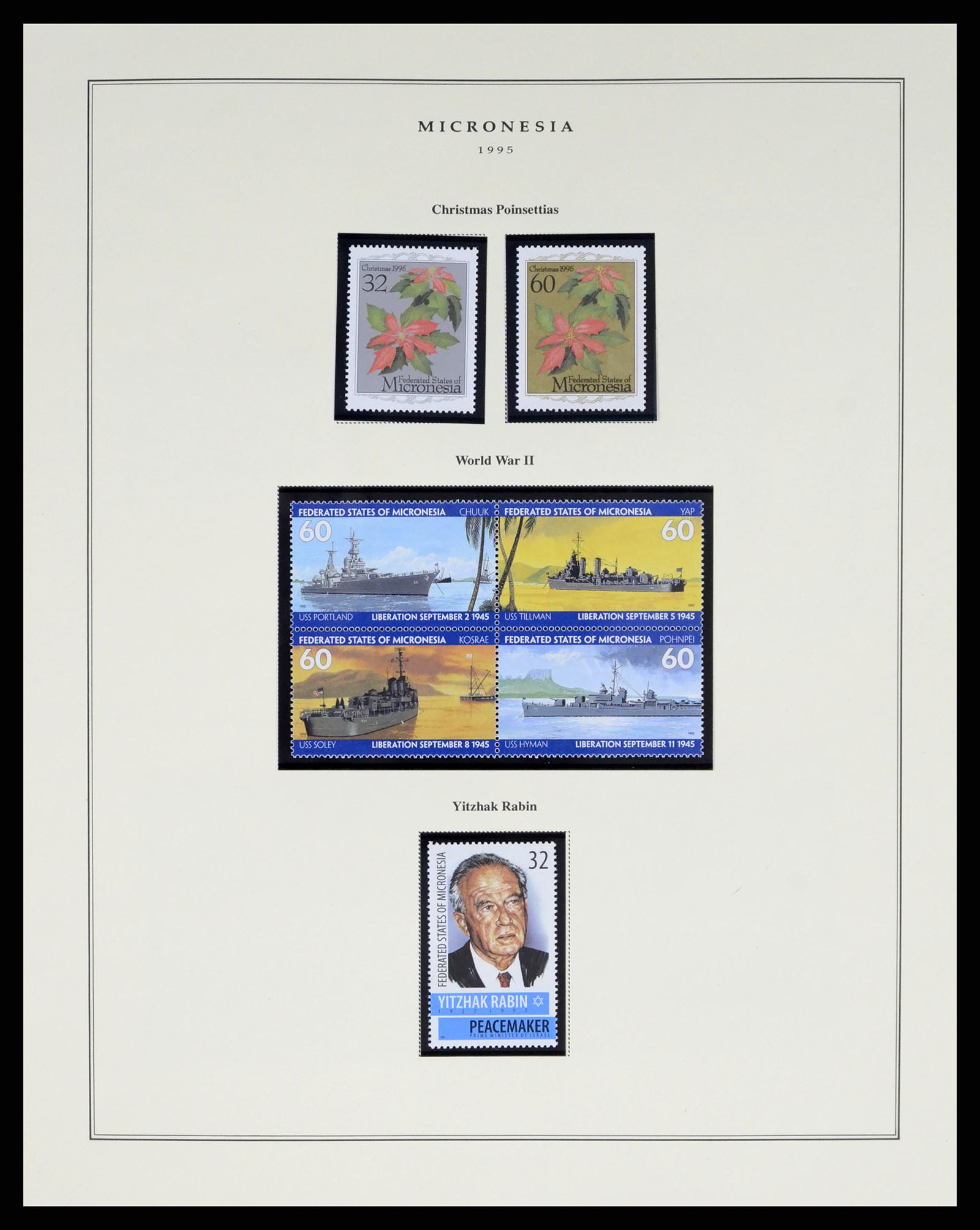 37812 051 - Postzegelverzameling 37812 Micronesië 1980-2005.