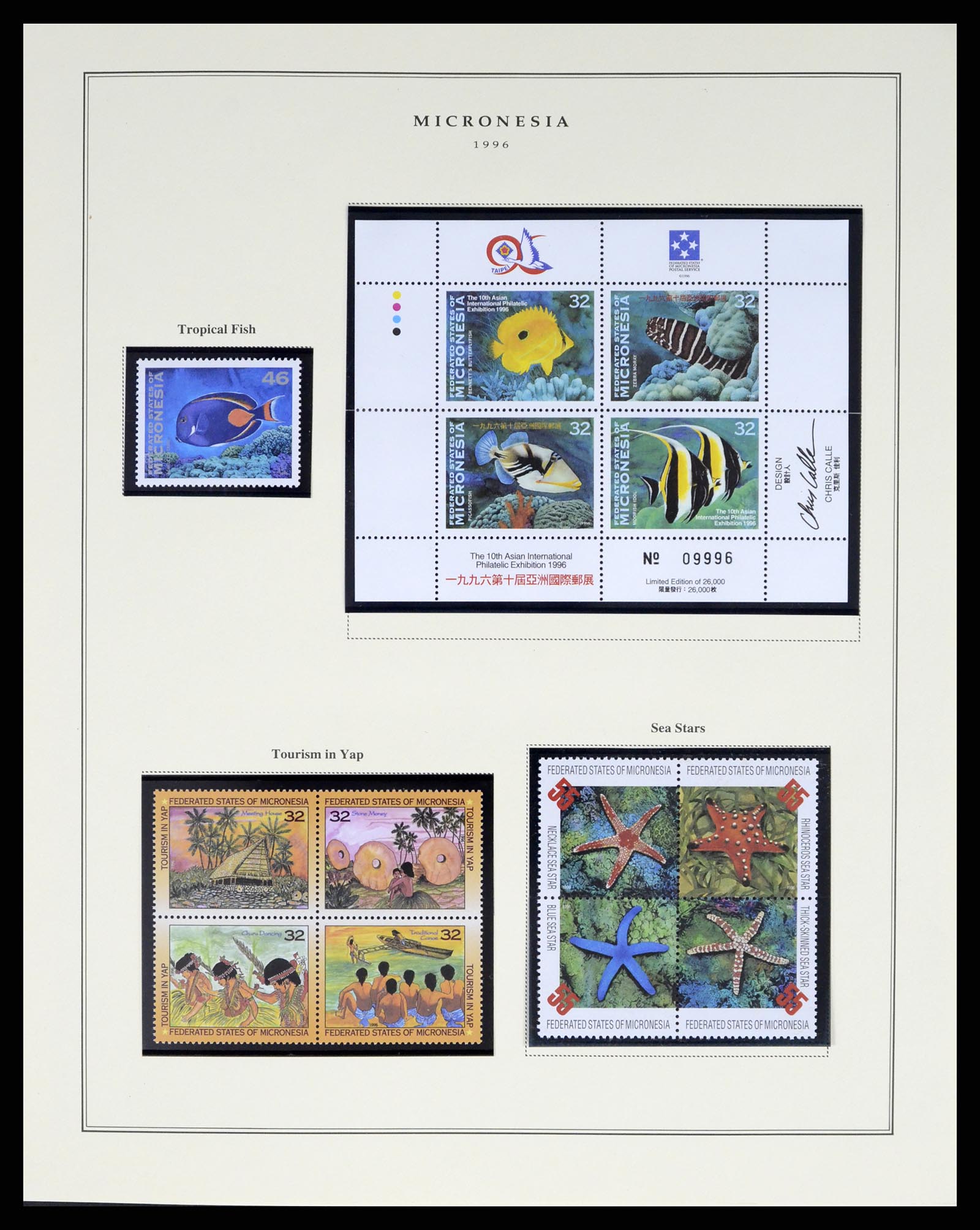 37812 052 - Postzegelverzameling 37812 Micronesië 1980-2005.