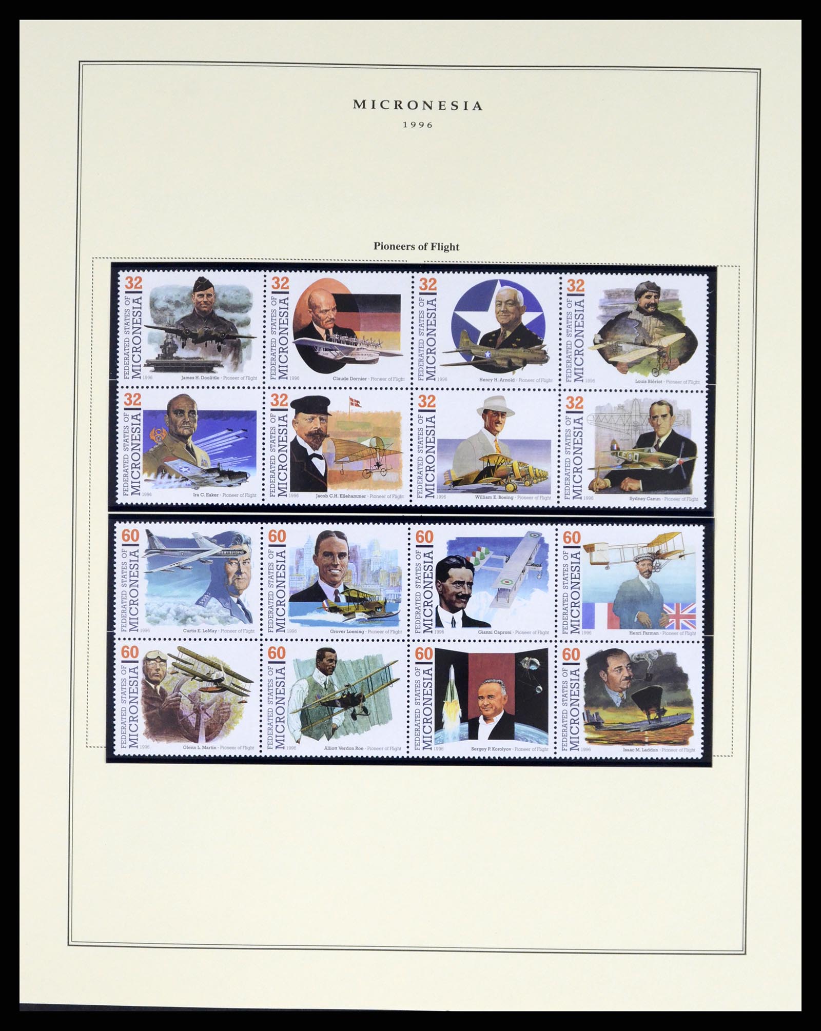 37812 055 - Postzegelverzameling 37812 Micronesië 1980-2005.