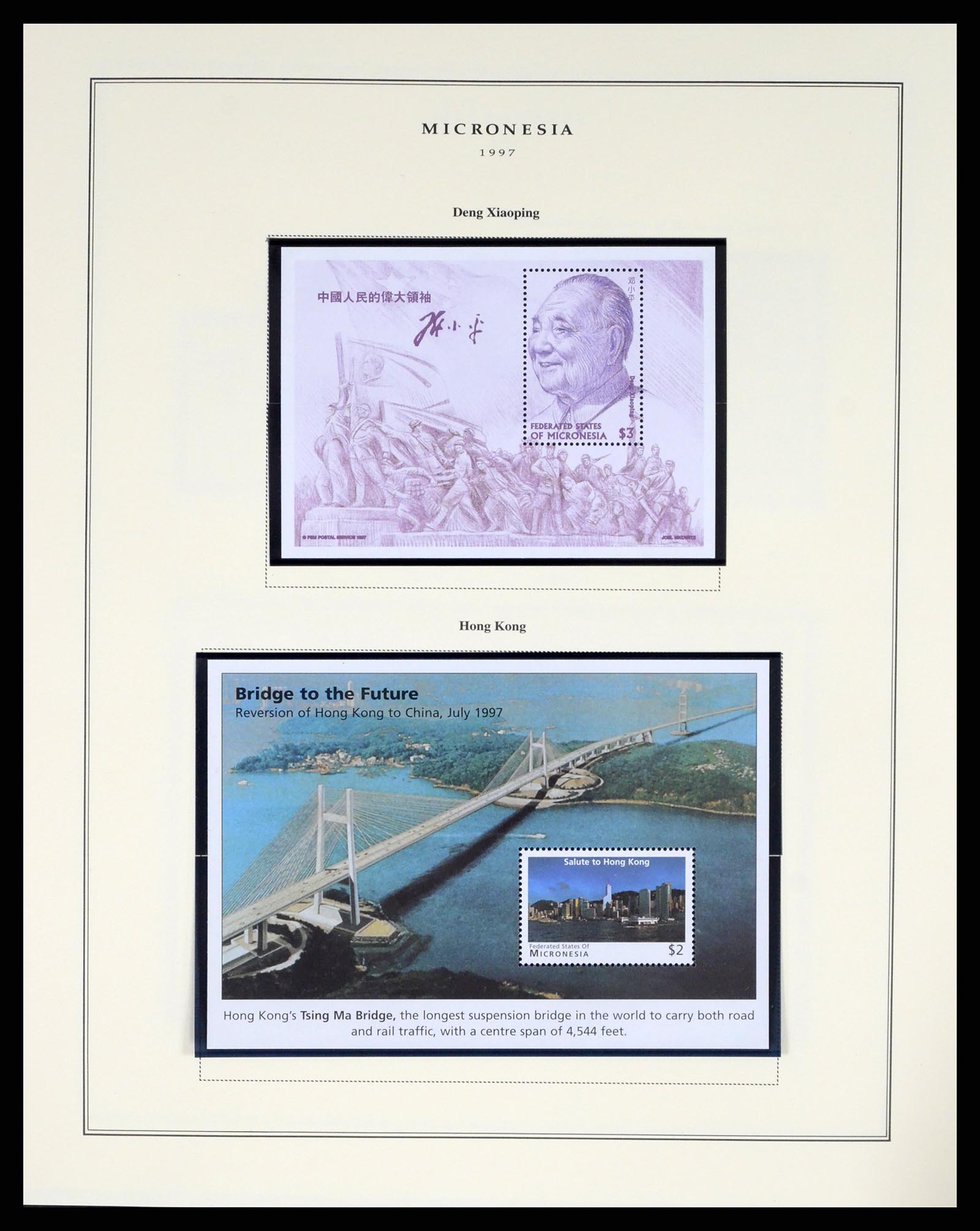 37812 059 - Postzegelverzameling 37812 Micronesië 1980-2005.