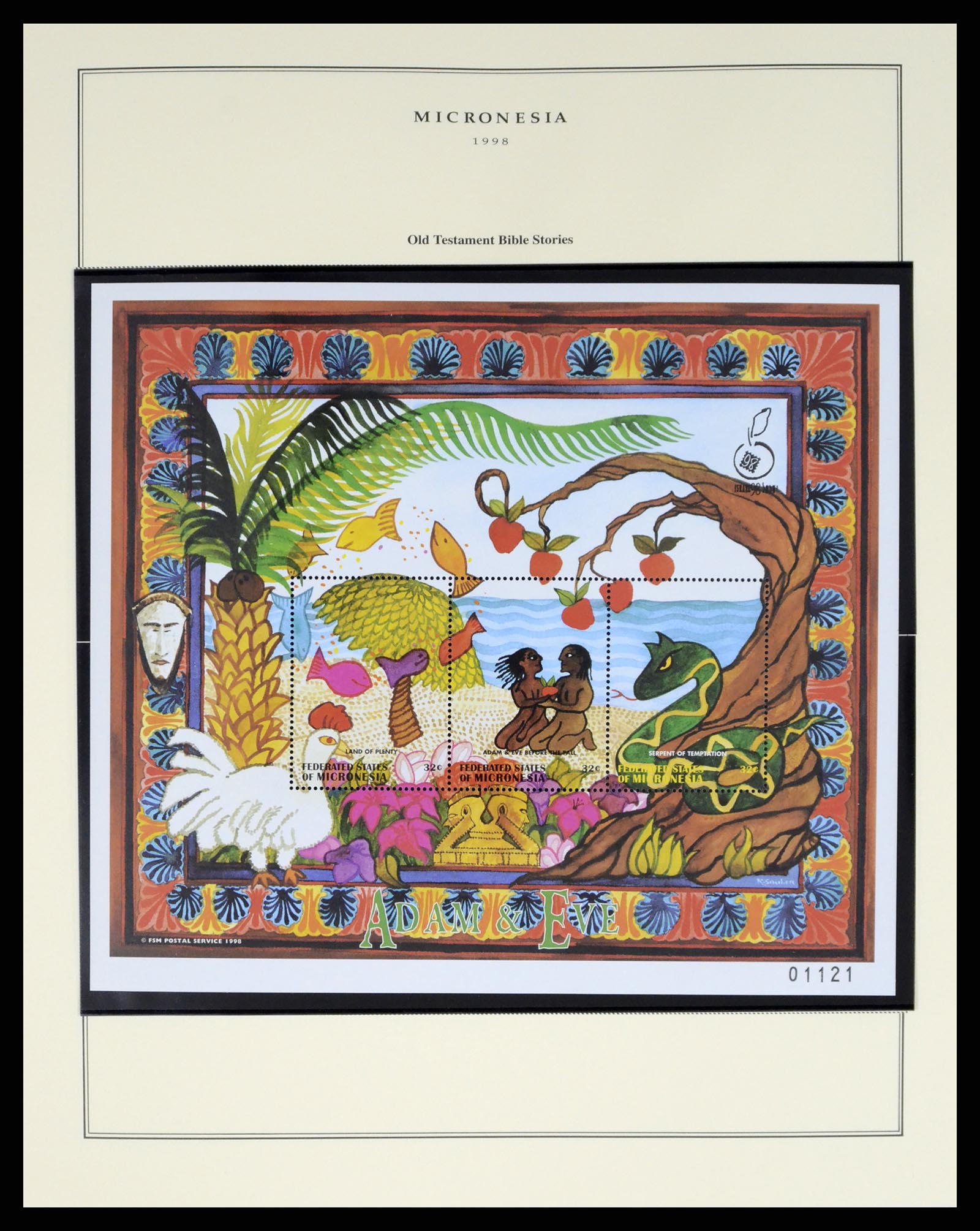37812 074 - Postzegelverzameling 37812 Micronesië 1980-2005.