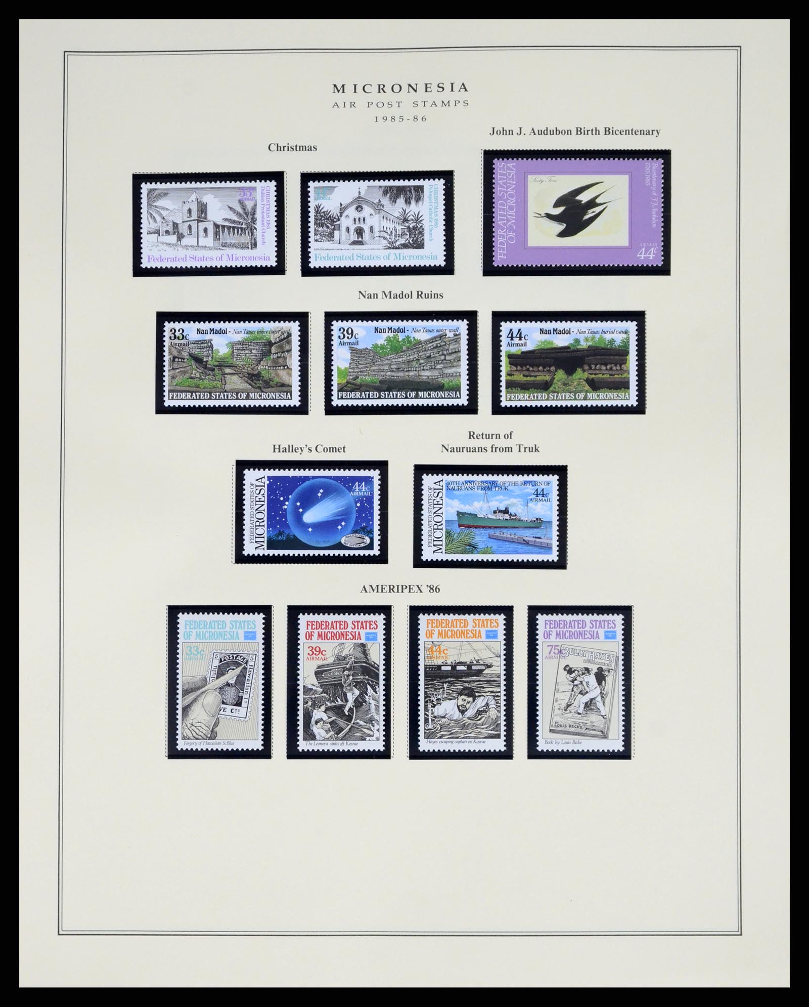 37812 226 - Postzegelverzameling 37812 Micronesië 1980-2005.