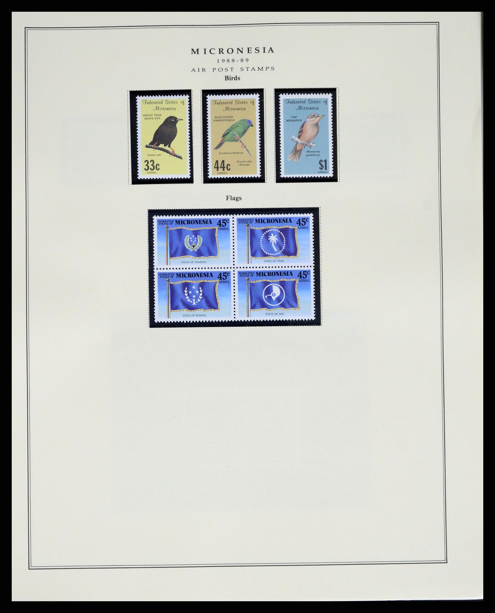 37812 229 - Postzegelverzameling 37812 Micronesië 1980-2005.