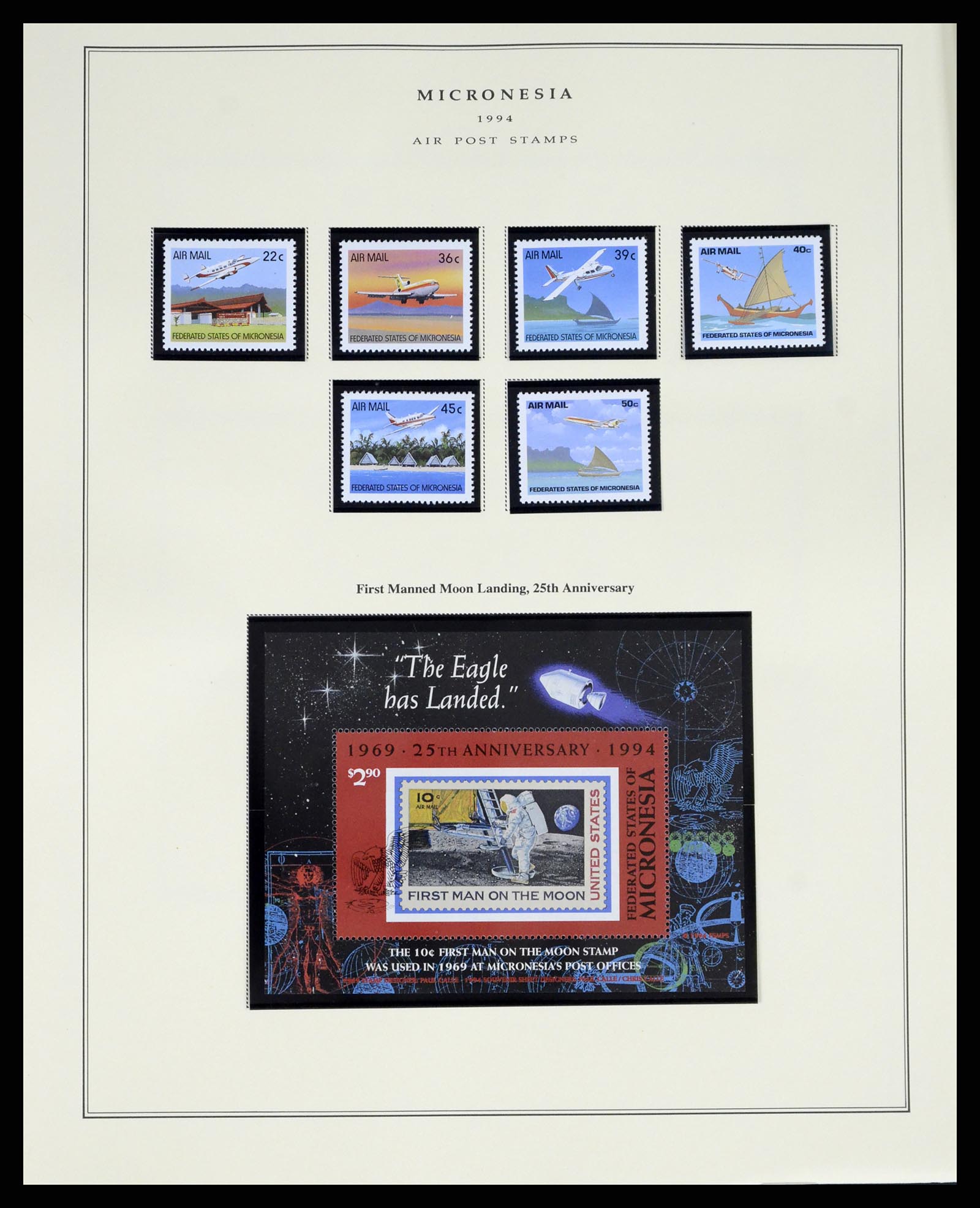 37812 230 - Postzegelverzameling 37812 Micronesië 1980-2005.