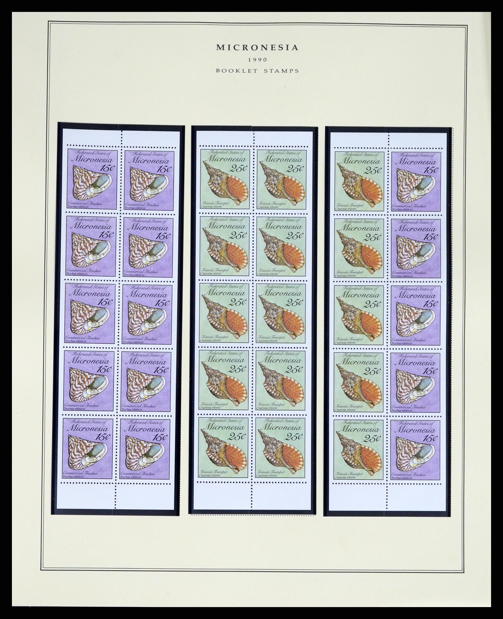 37812 232 - Postzegelverzameling 37812 Micronesië 1980-2005.