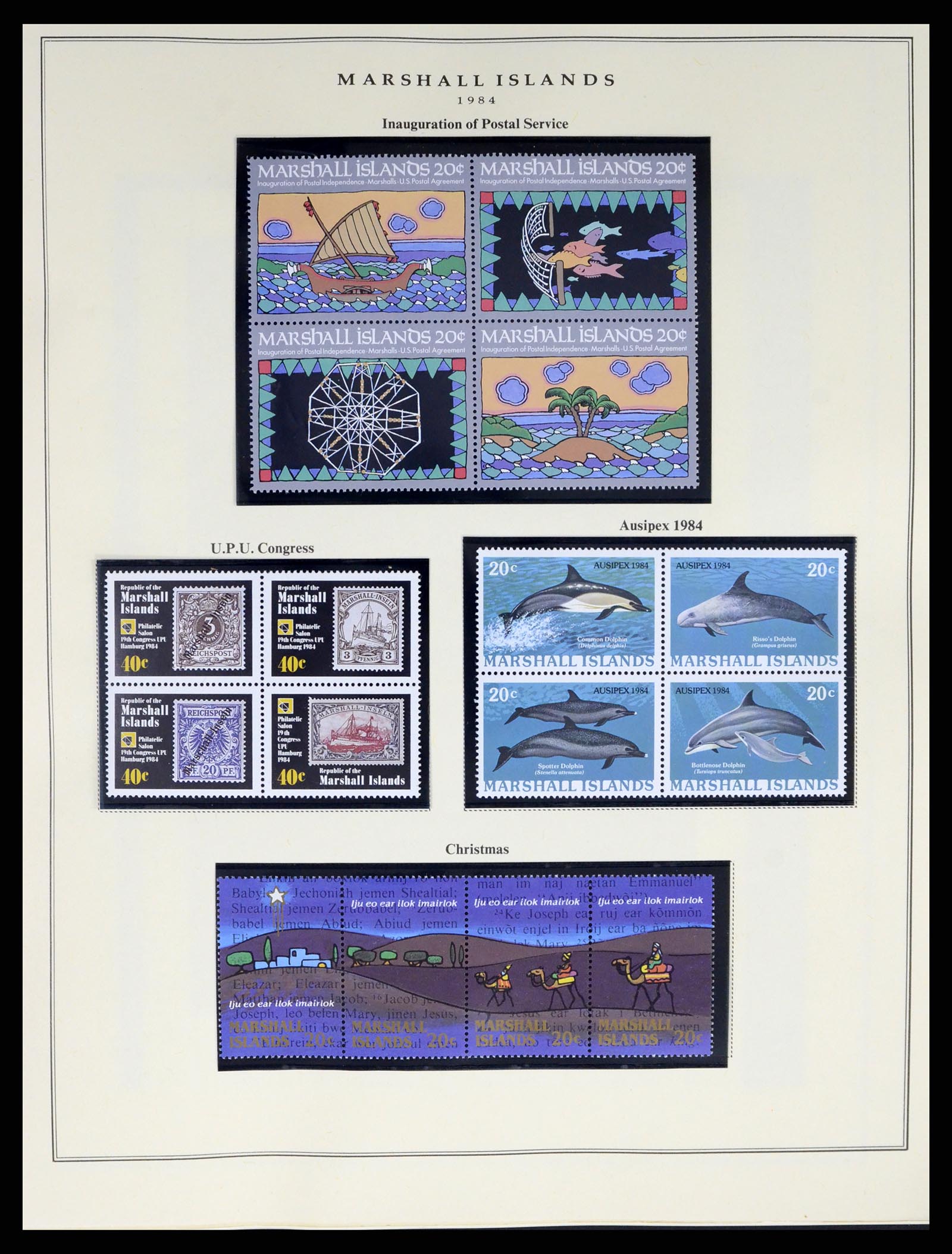 37813 001 - Postzegelverzameling 37813 Marshalleilanden 1984-2005.