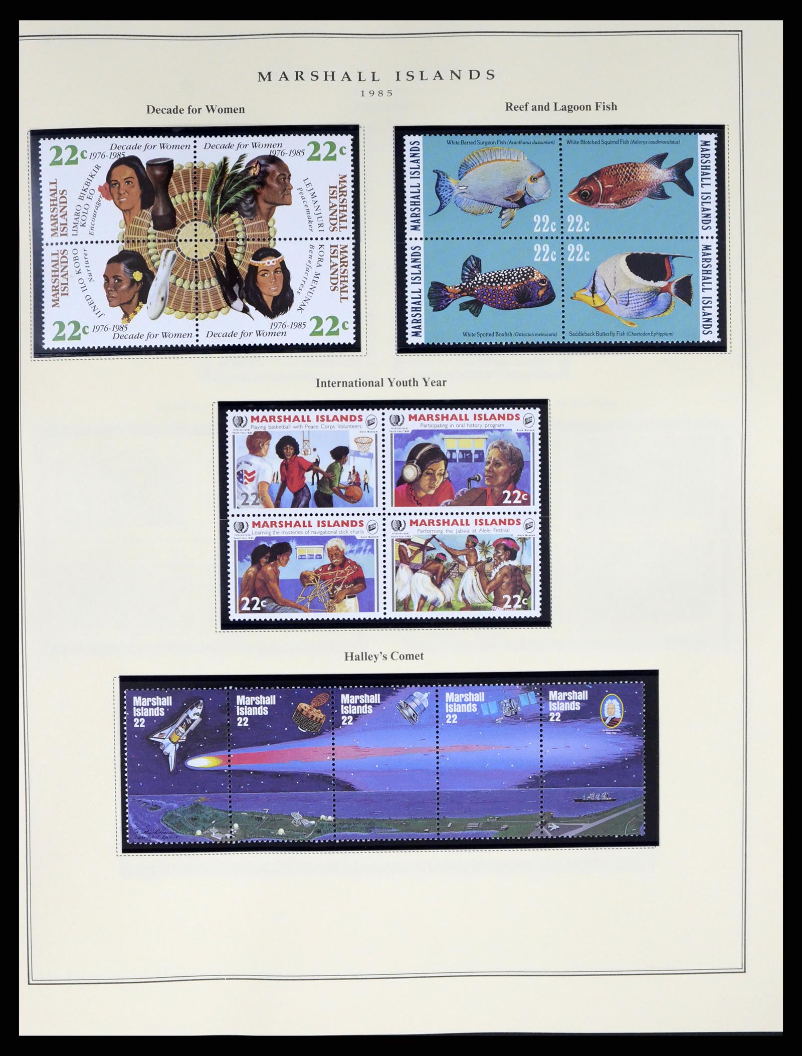 37813 005 - Stamp Collection 37813 Marshall Islands 1984-2005.