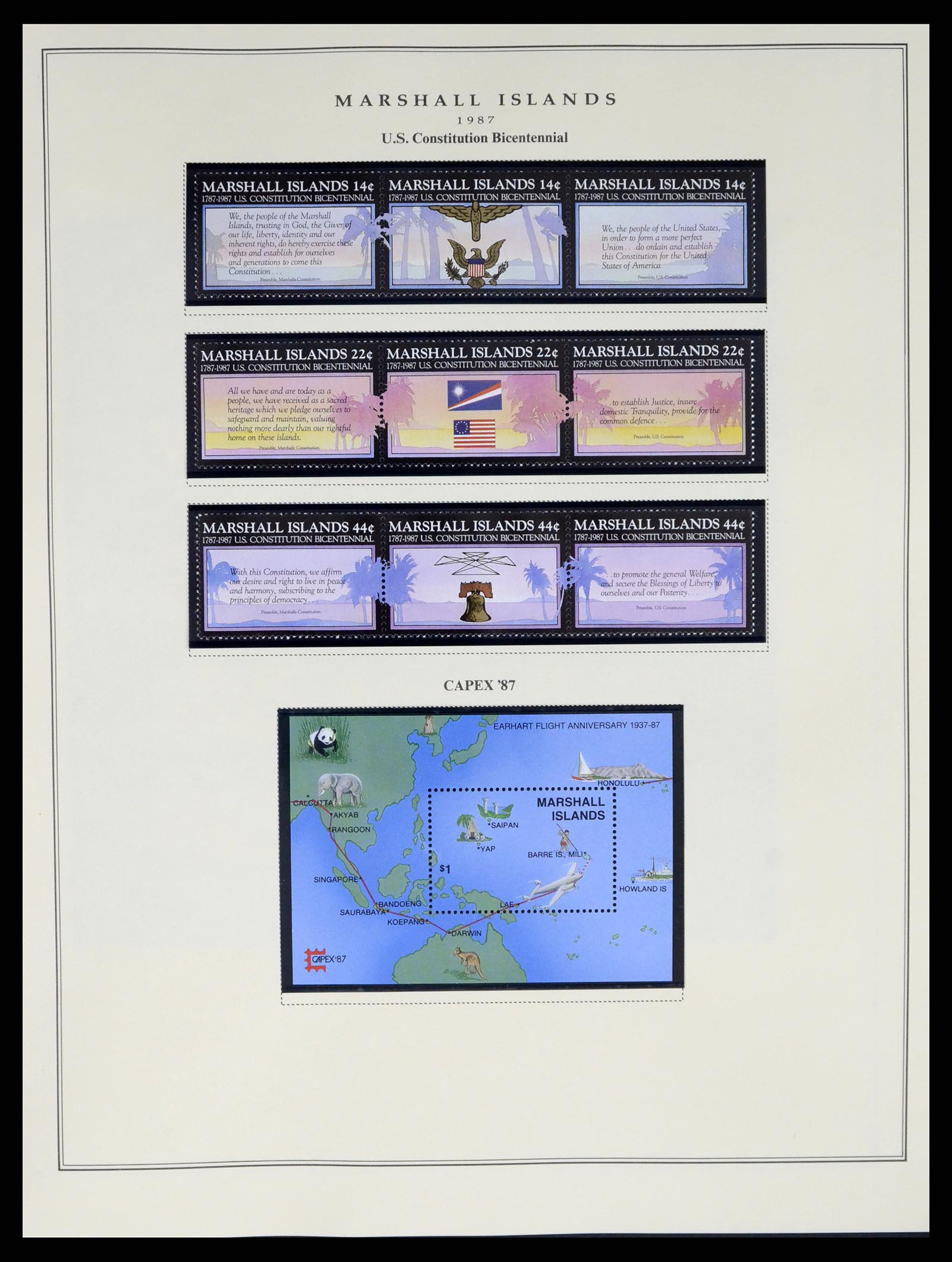 37813 010 - Stamp Collection 37813 Marshall Islands 1984-2005.