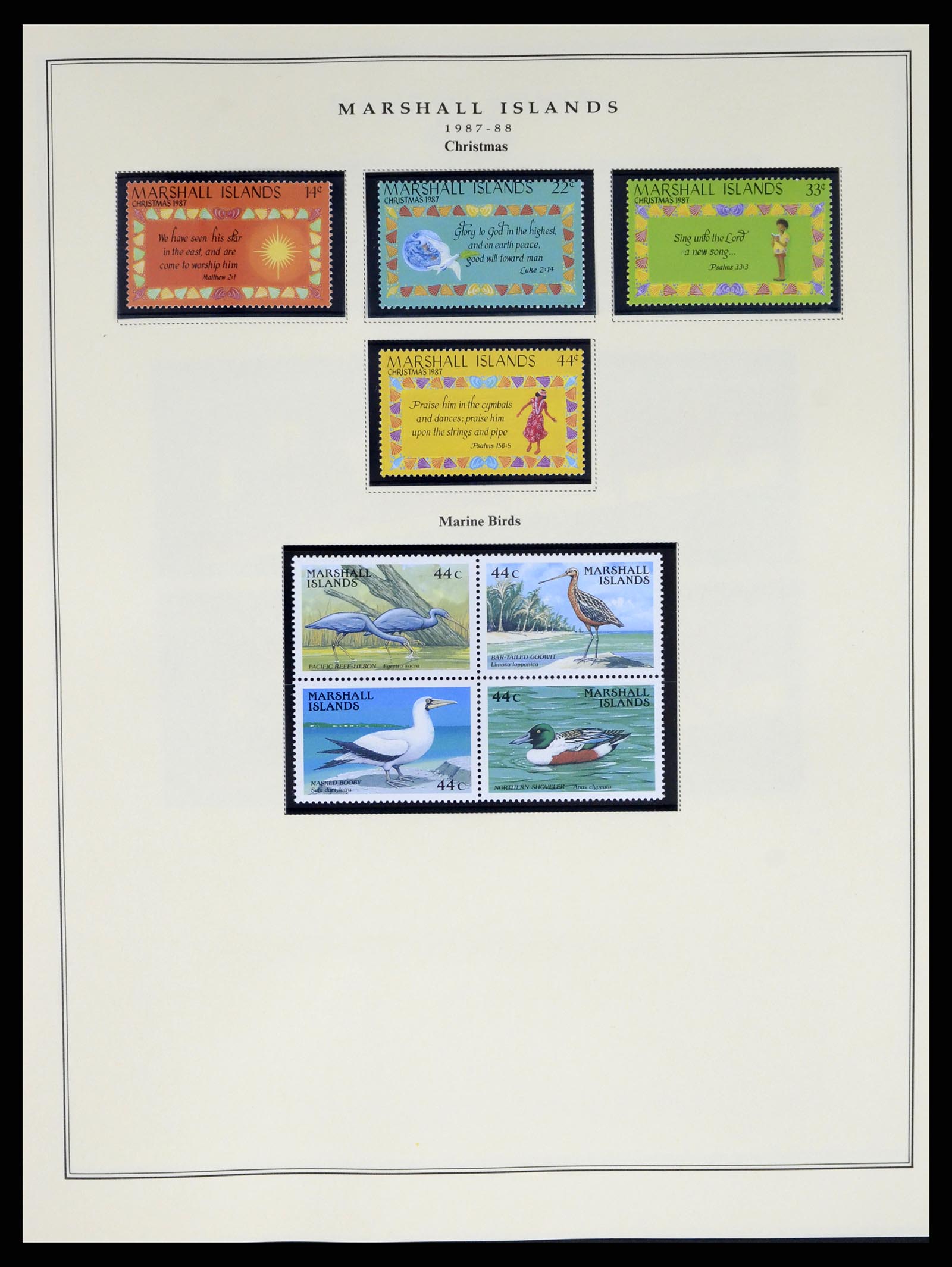 37813 014 - Stamp Collection 37813 Marshall Islands 1984-2005.