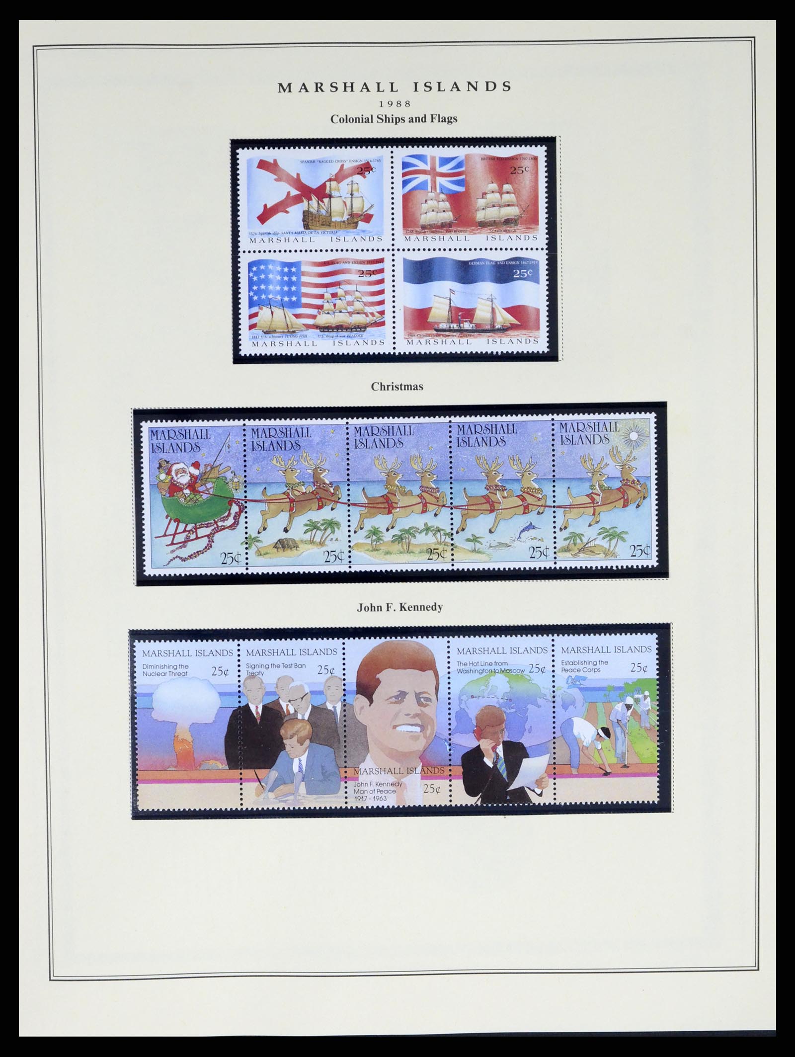 37813 017 - Postzegelverzameling 37813 Marshalleilanden 1984-2005.