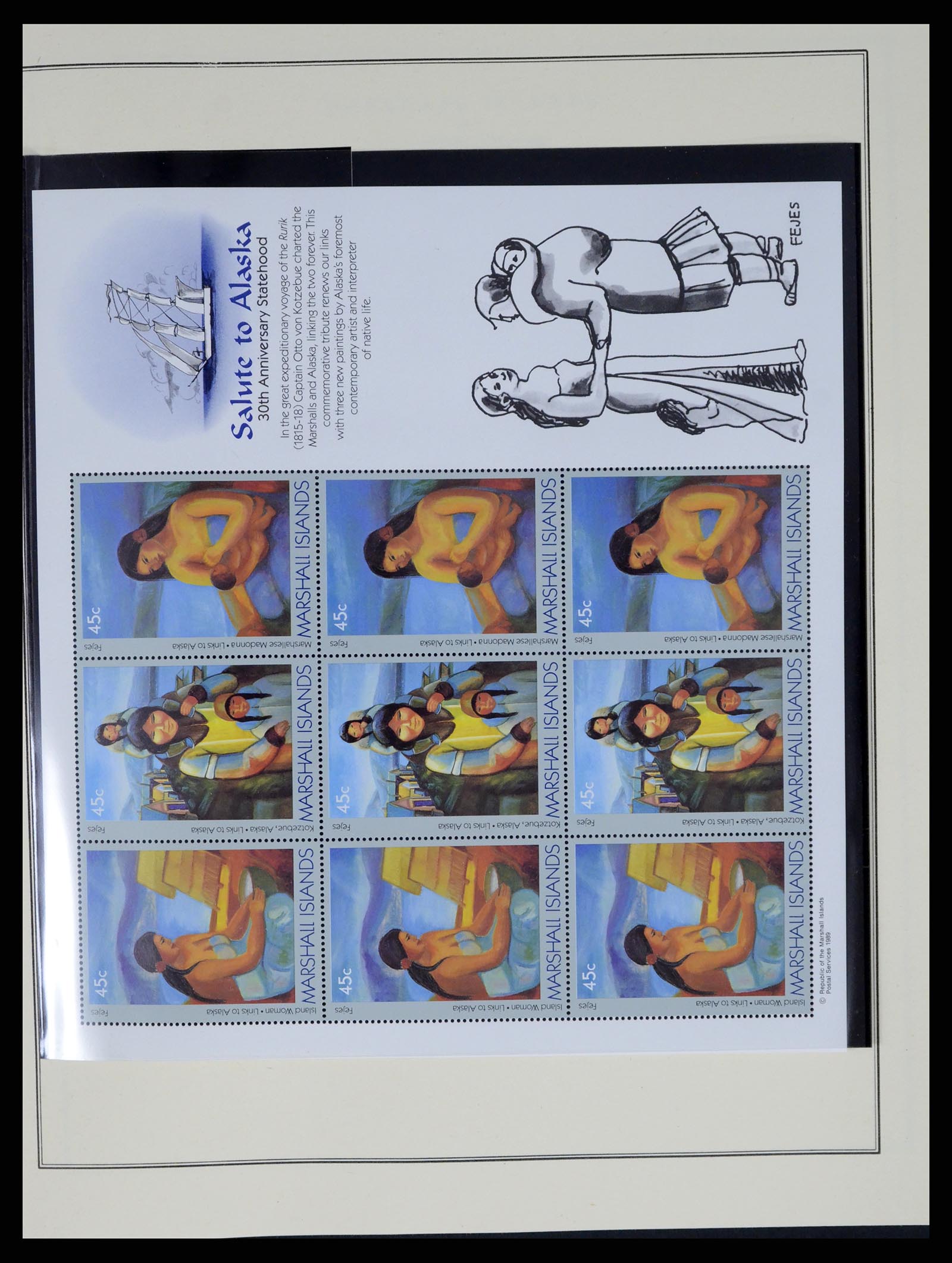 37813 020 - Postzegelverzameling 37813 Marshalleilanden 1984-2005.