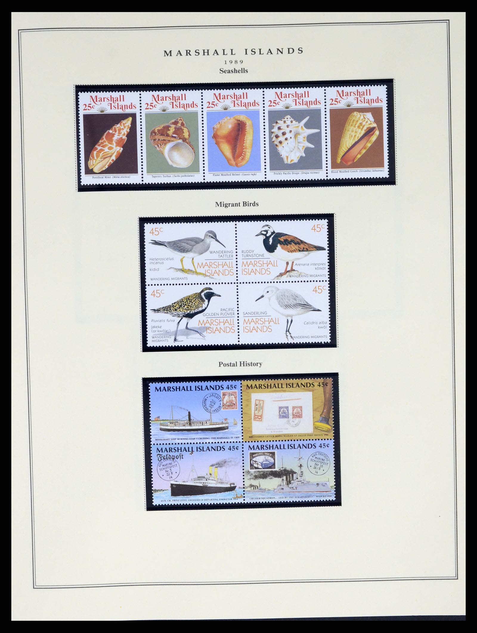 37813 022 - Postzegelverzameling 37813 Marshalleilanden 1984-2005.