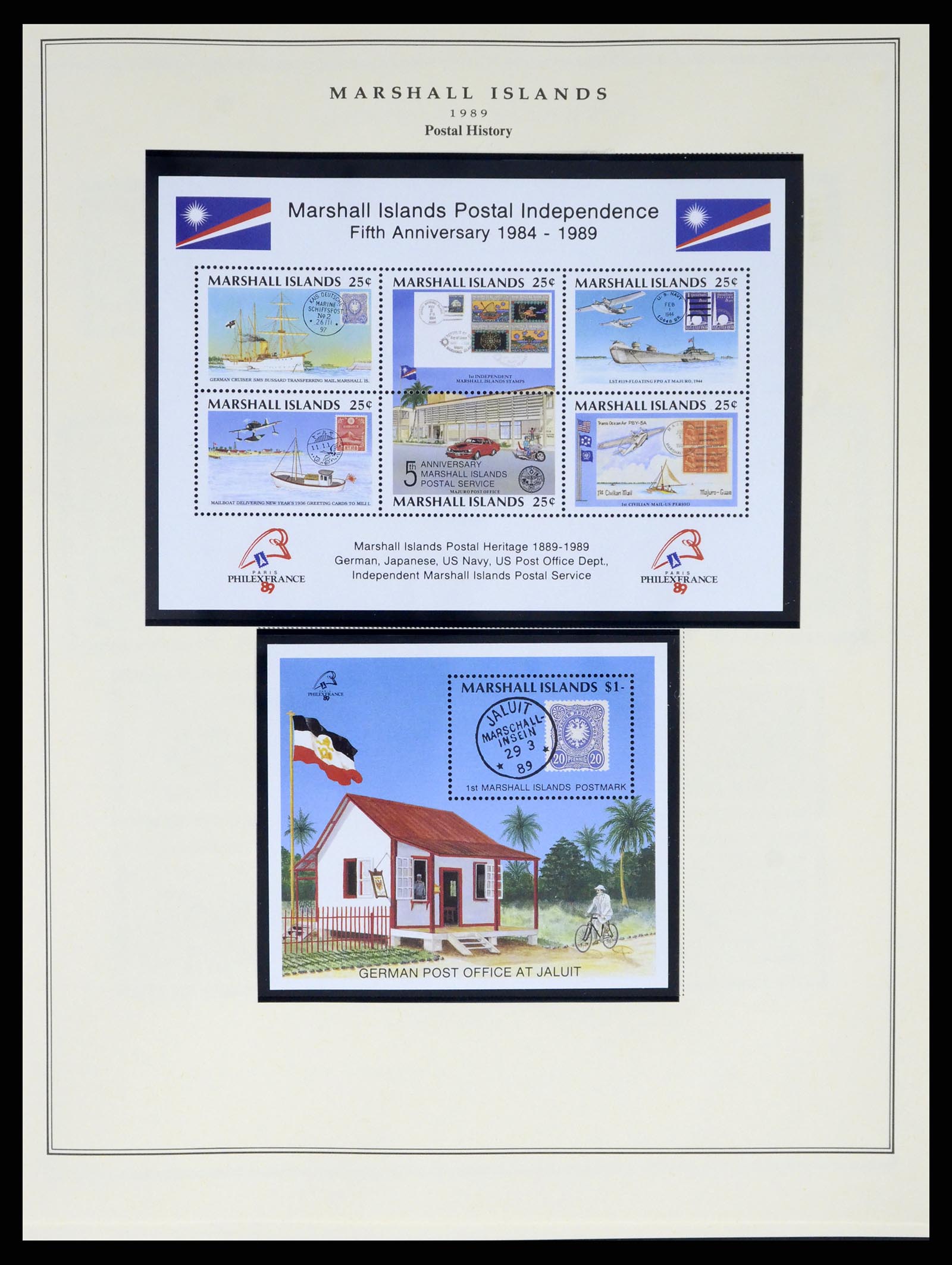 37813 023 - Postzegelverzameling 37813 Marshalleilanden 1984-2005.
