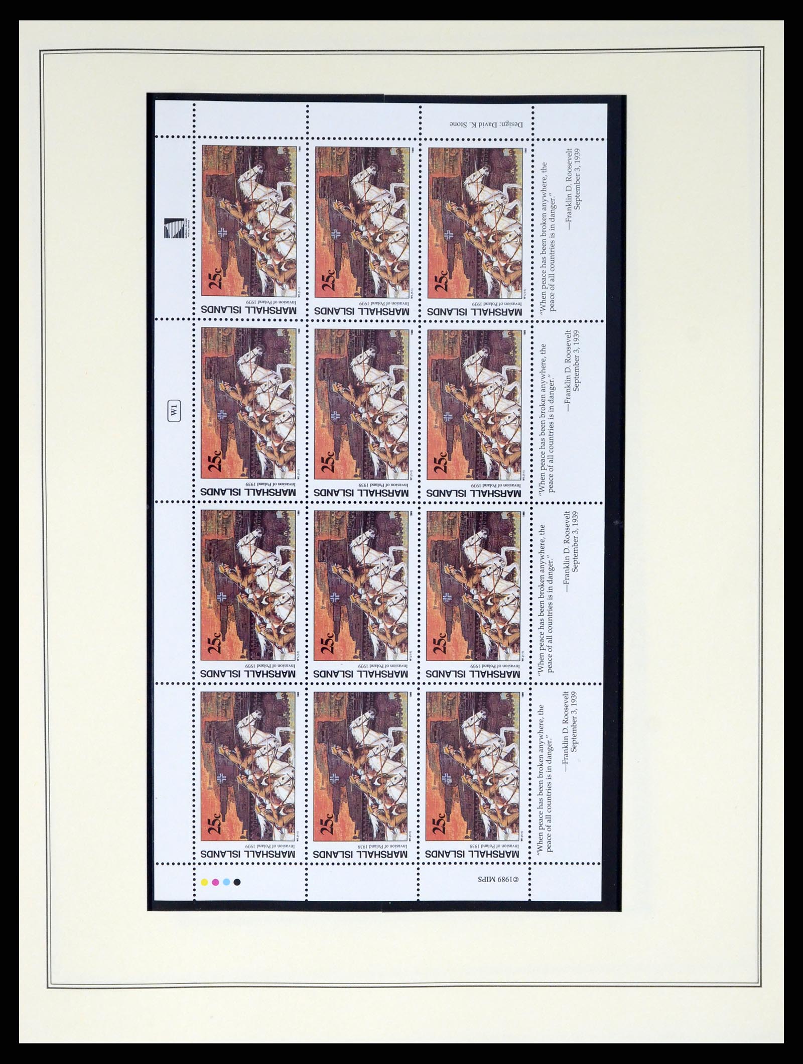 37813 025 - Postzegelverzameling 37813 Marshalleilanden 1984-2005.
