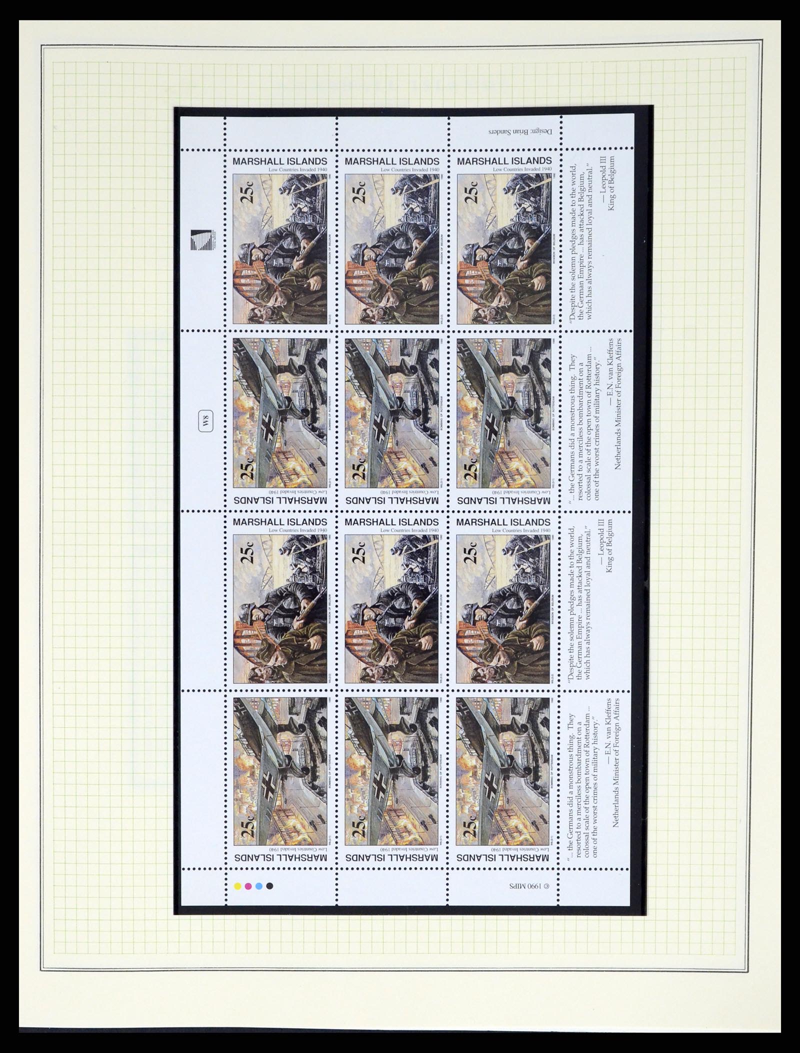 37813 034 - Postzegelverzameling 37813 Marshalleilanden 1984-2005.