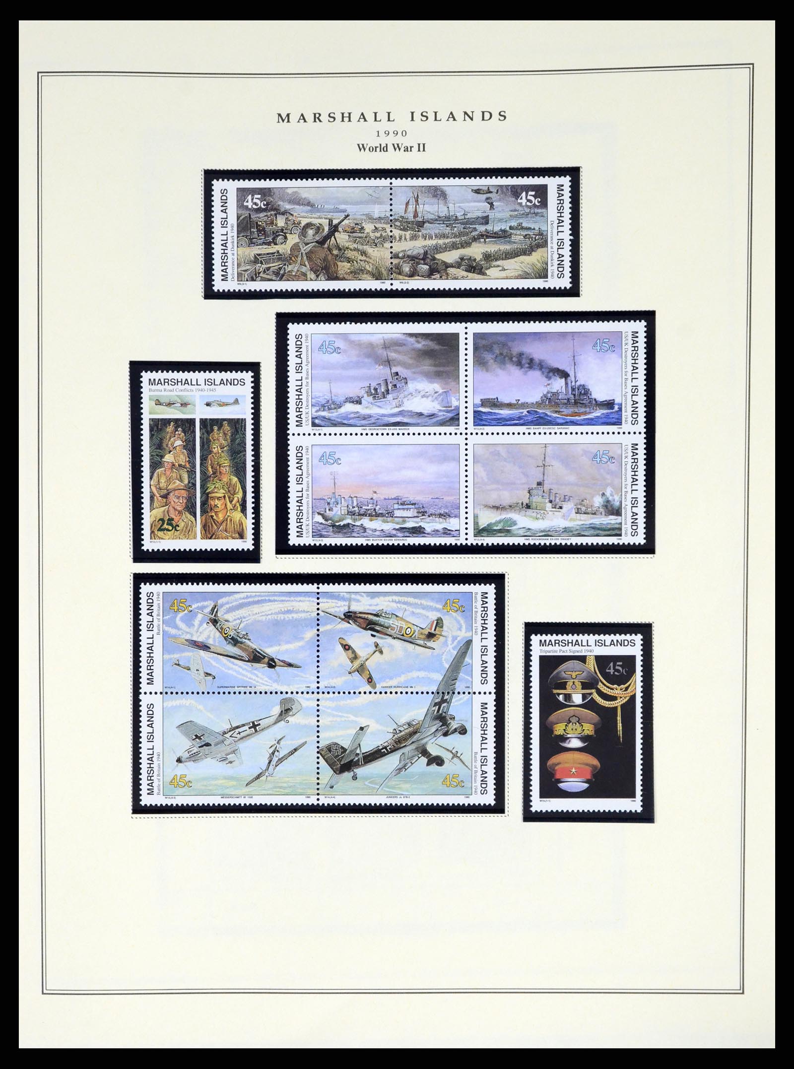 37813 035 - Postzegelverzameling 37813 Marshalleilanden 1984-2005.