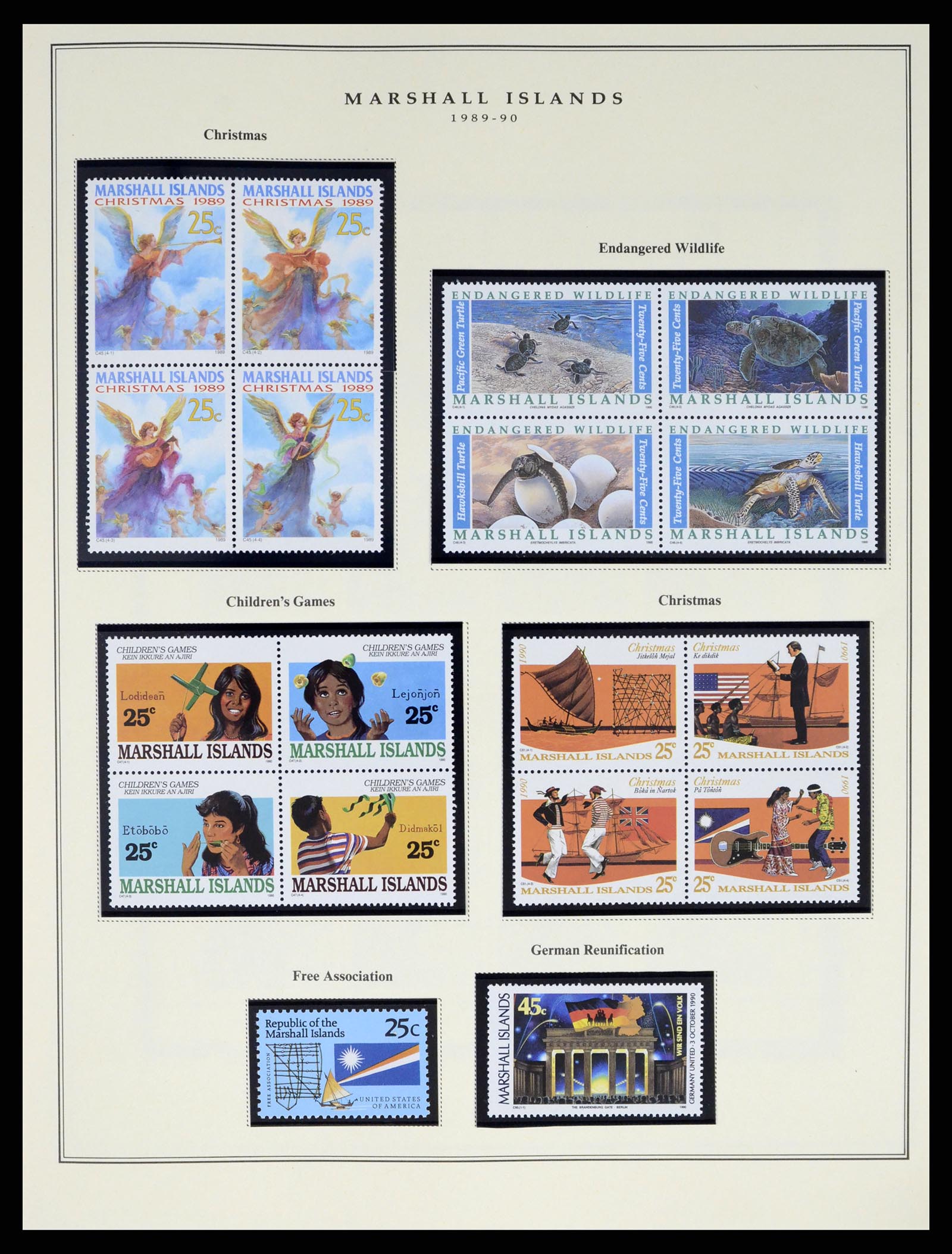 37813 042 - Postzegelverzameling 37813 Marshalleilanden 1984-2005.