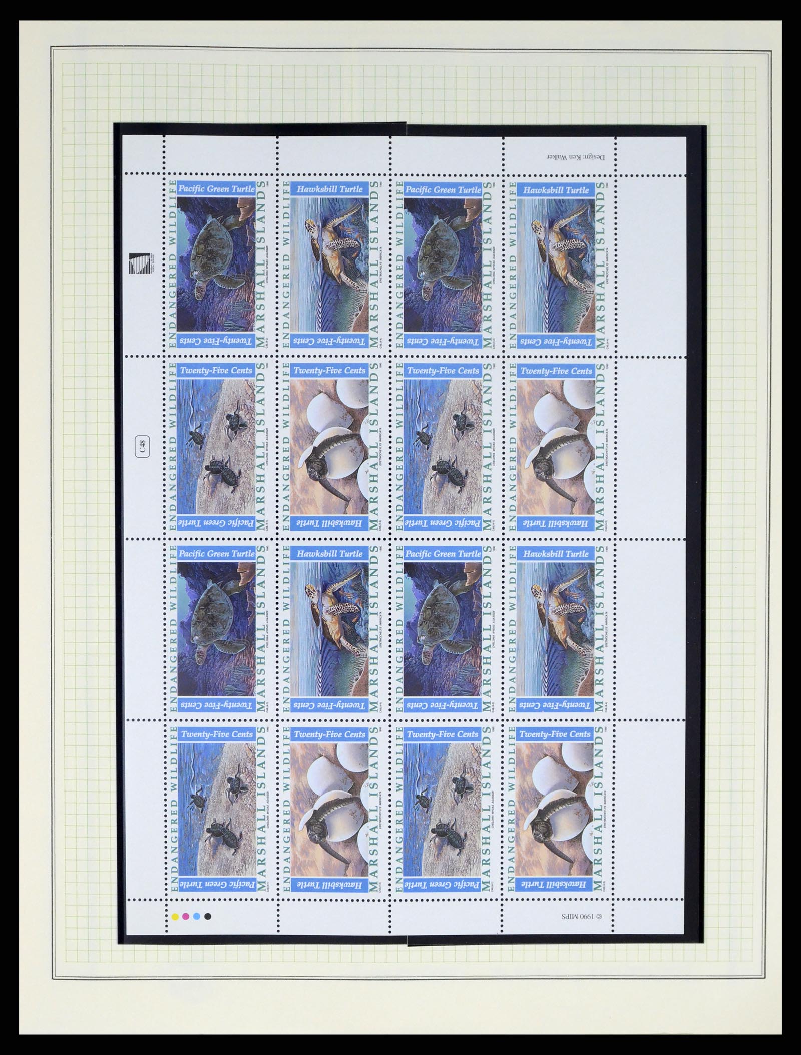 37813 045 - Postzegelverzameling 37813 Marshalleilanden 1984-2005.