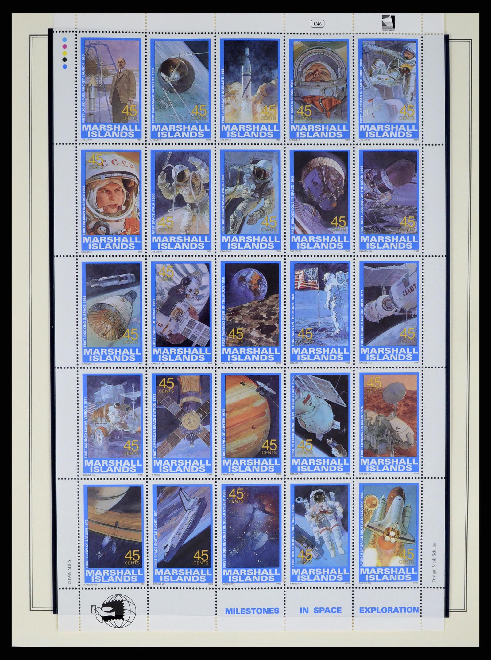 37813 046 - Postzegelverzameling 37813 Marshalleilanden 1984-2005.