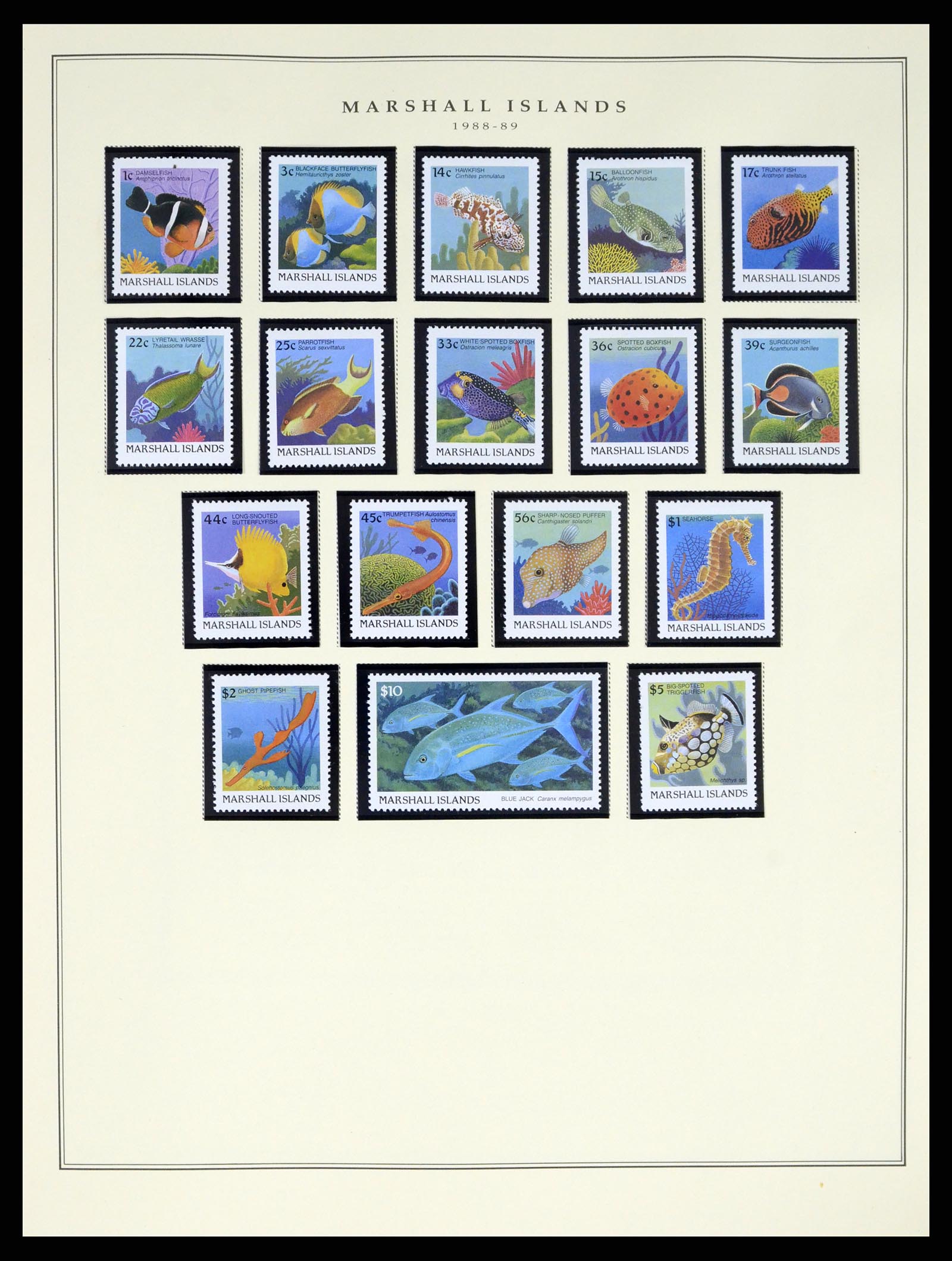 37813 047 - Postzegelverzameling 37813 Marshalleilanden 1984-2005.