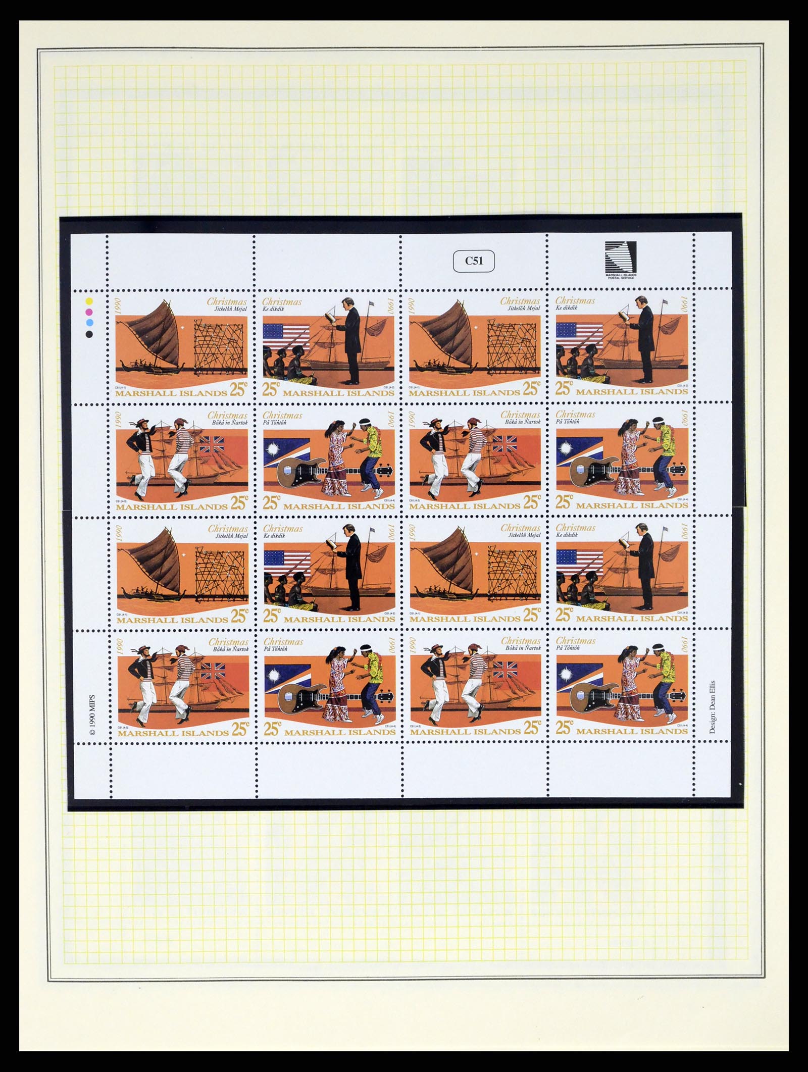 37813 051 - Postzegelverzameling 37813 Marshalleilanden 1984-2005.