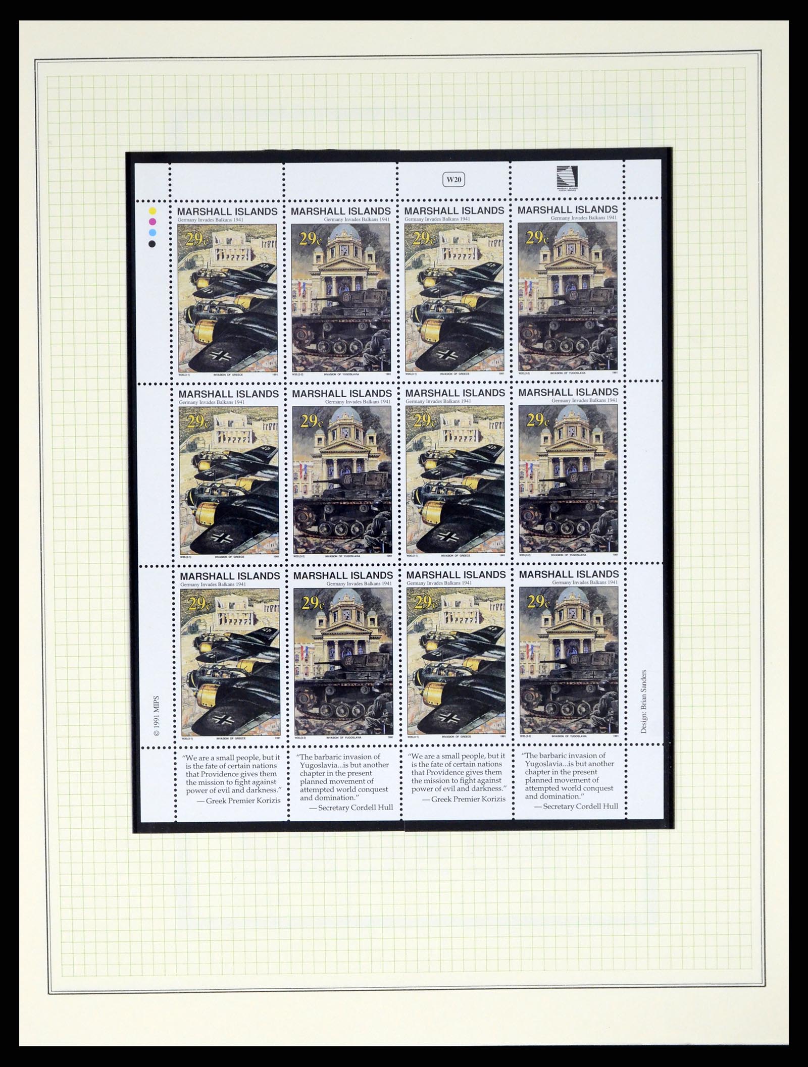 37813 056 - Postzegelverzameling 37813 Marshalleilanden 1984-2005.