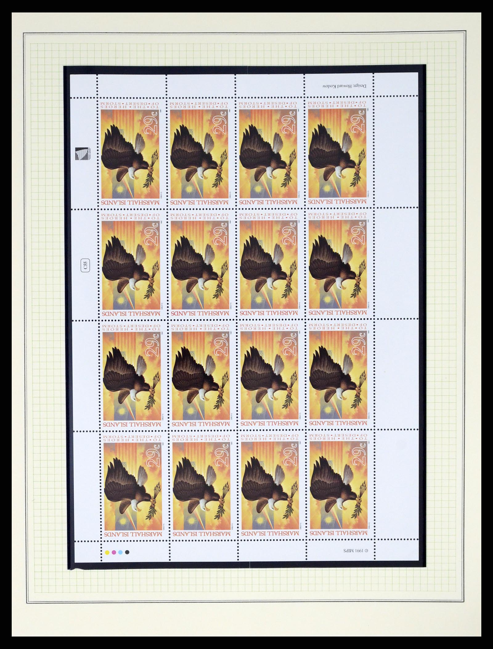 37813 059 - Postzegelverzameling 37813 Marshalleilanden 1984-2005.
